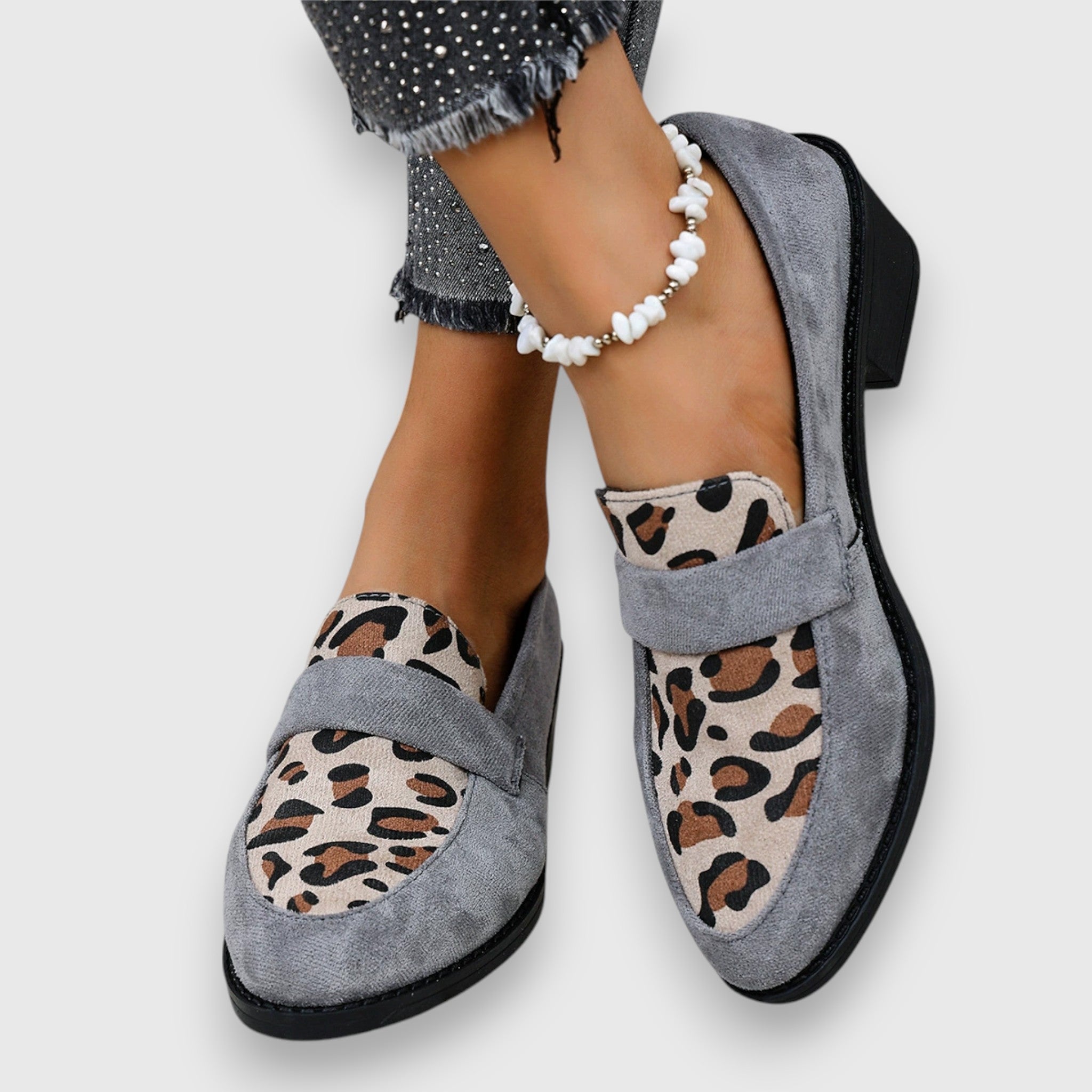 Brunika | Leopard Loafers