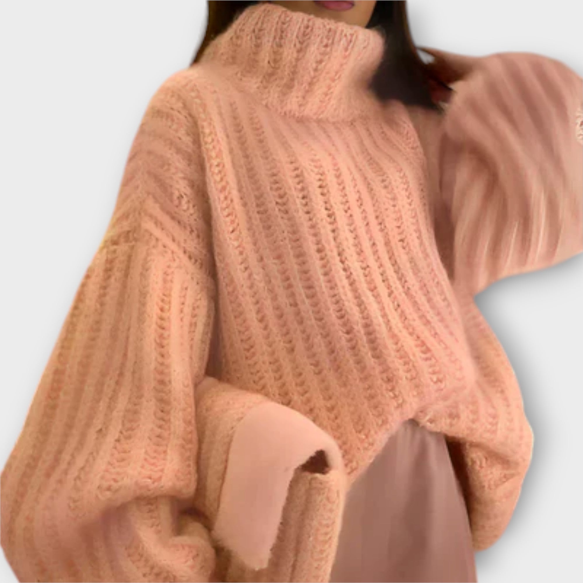 Paulina | Myk Lang|Ermet Kvinne Hoodie