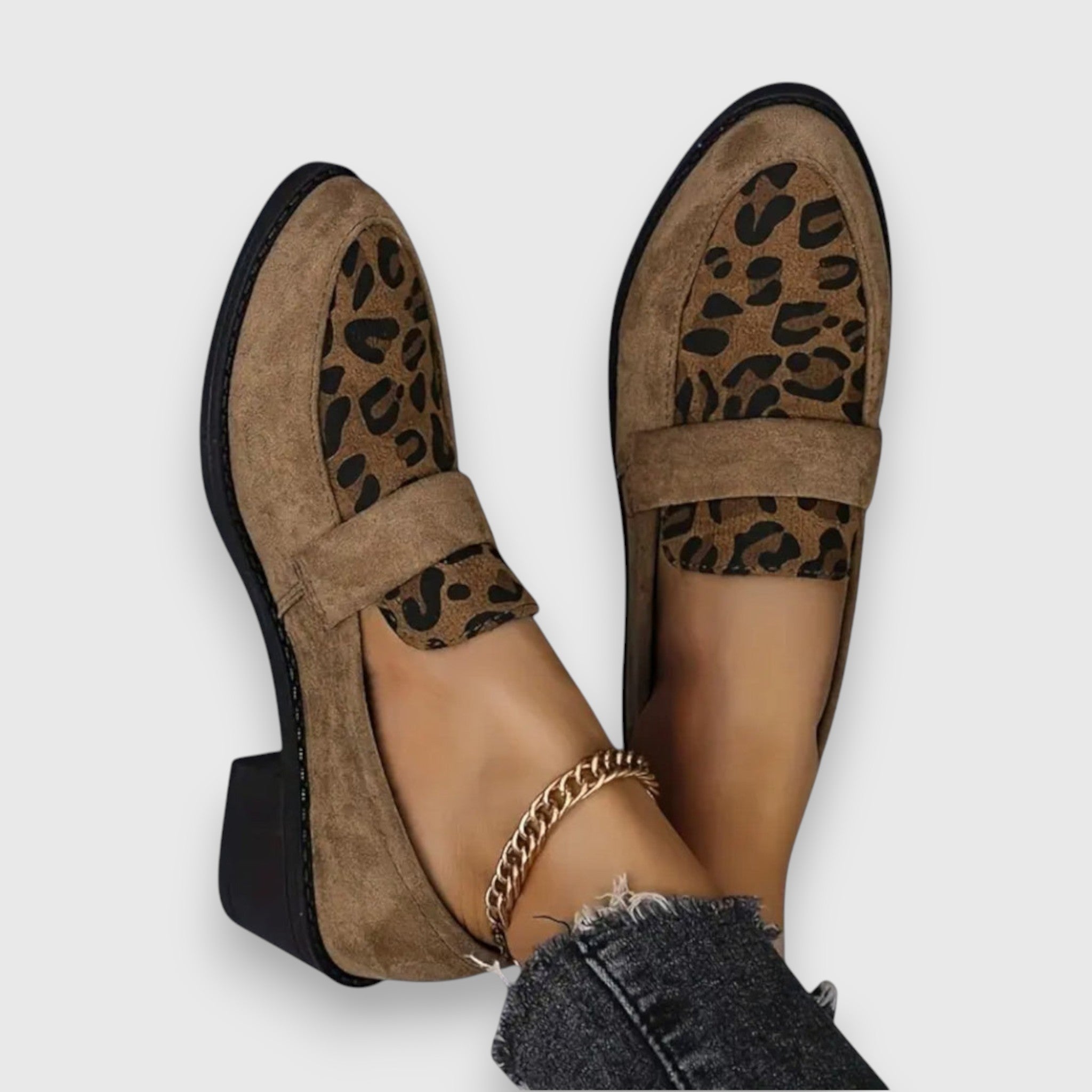 Brunika | Leopard Loafers