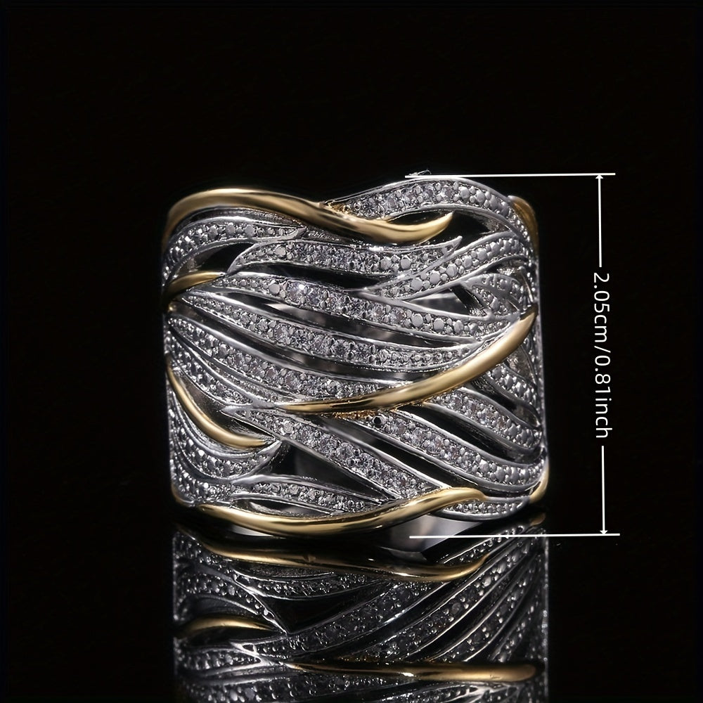 Aline | Elegant Flerlagers Tvinnet Ring