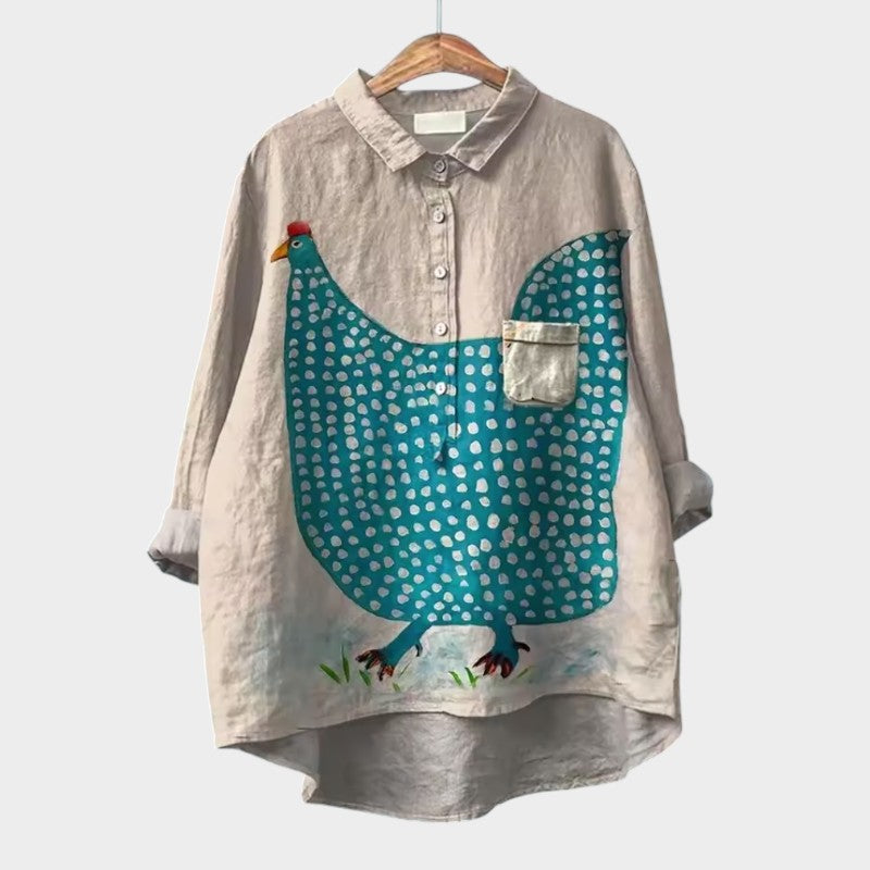 Kristine | Elegant vintagebluse