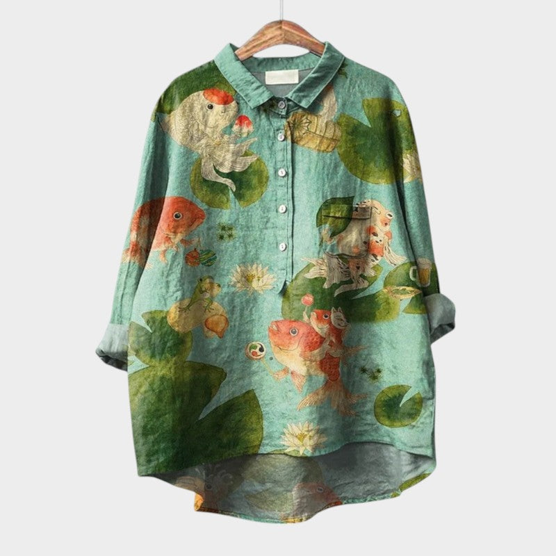 Amelie | Elegant vintagebluse