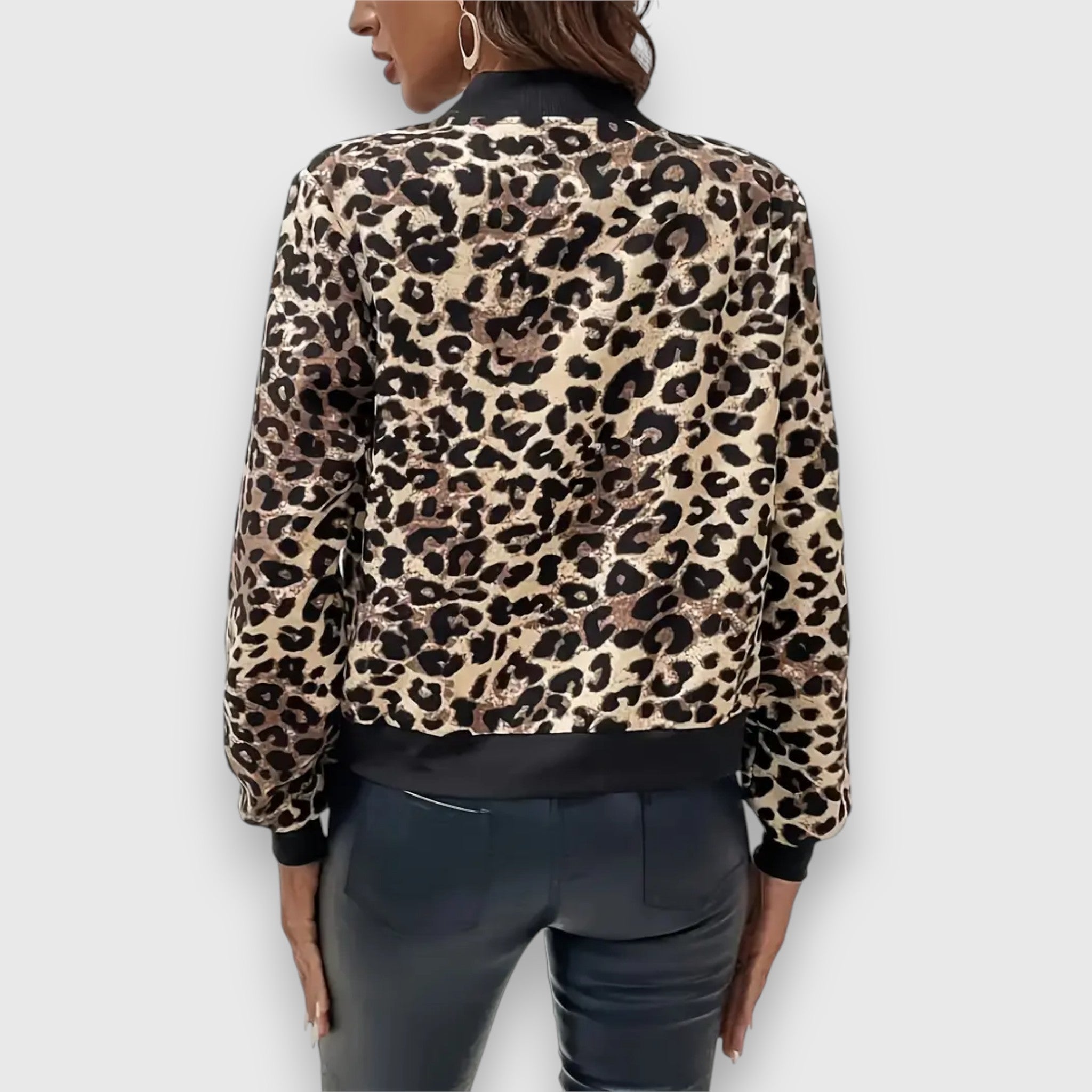 Noelia | Jakke med leopardmønster