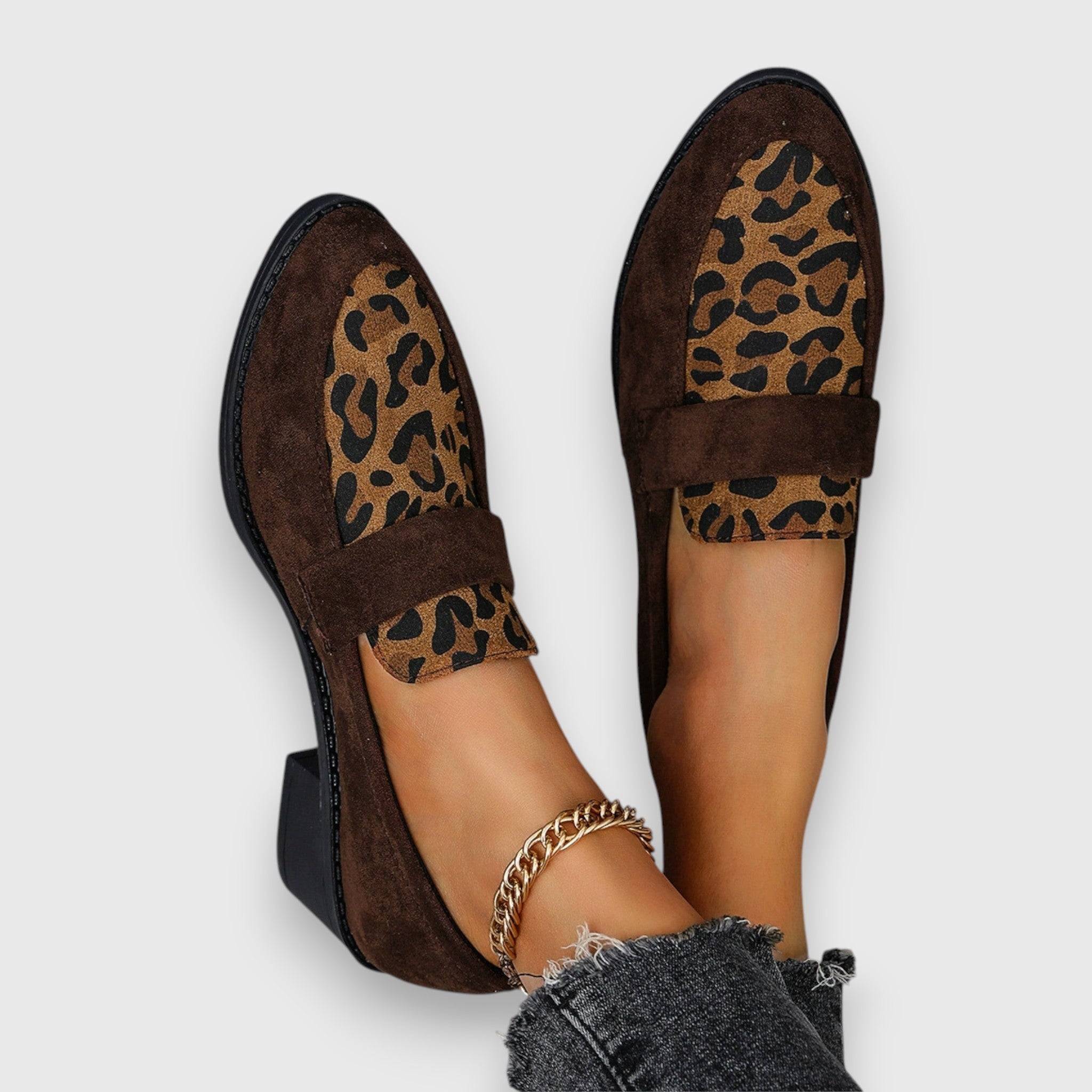 Brunika | Leopard Loafers