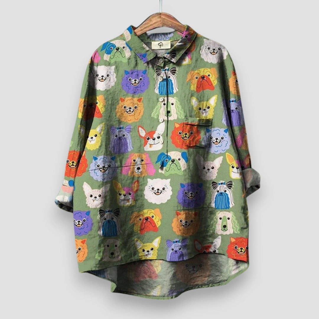 Frida | Elegant vintagebluse