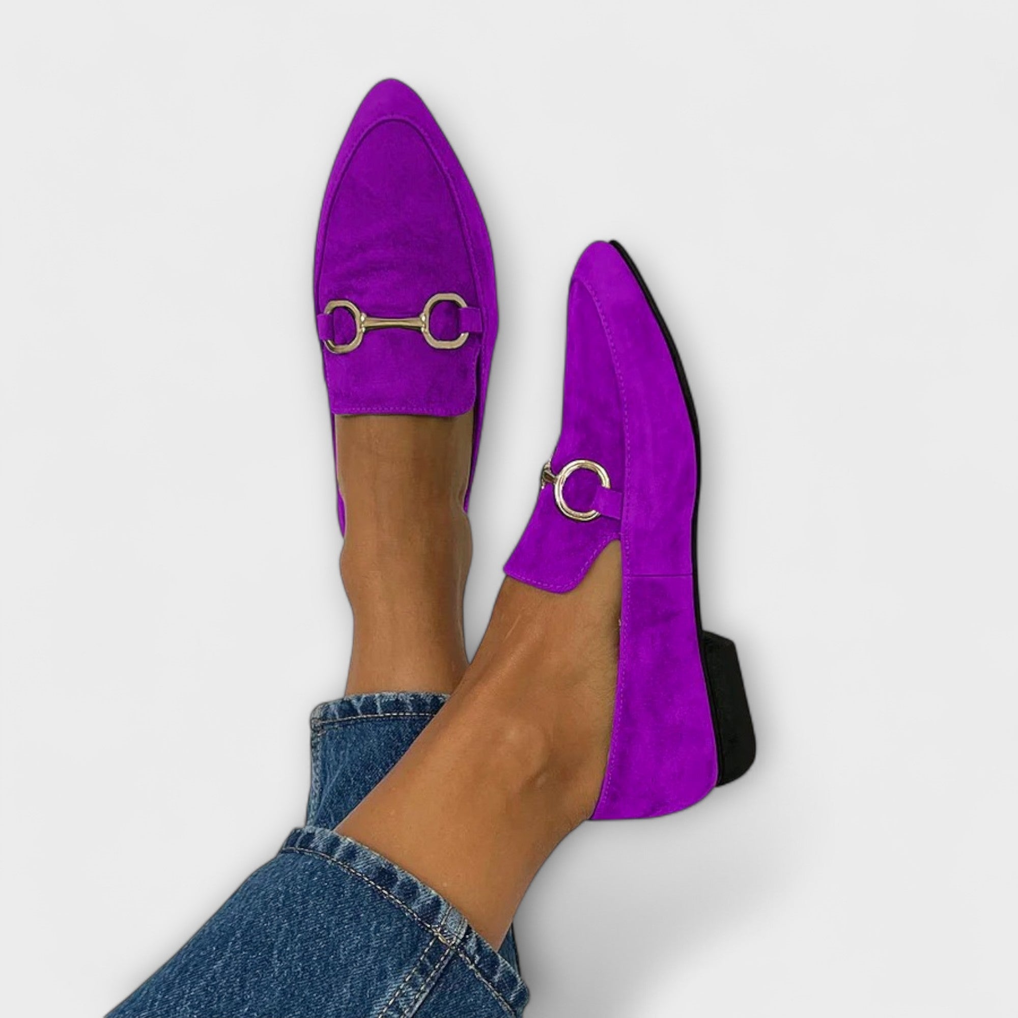 Thea | Lysende Bit Loafers