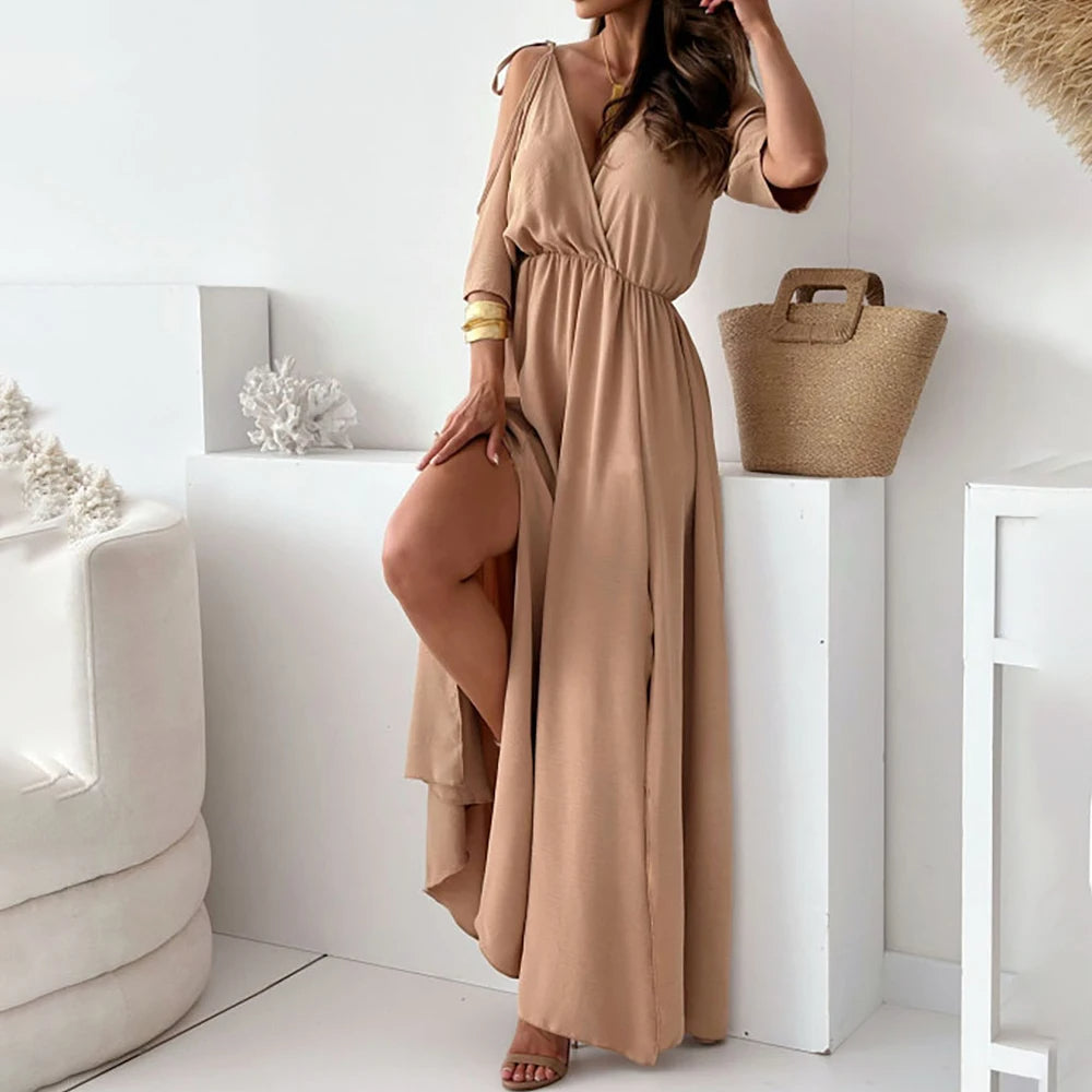 Sienna | Elegant kjole med splitt på siden