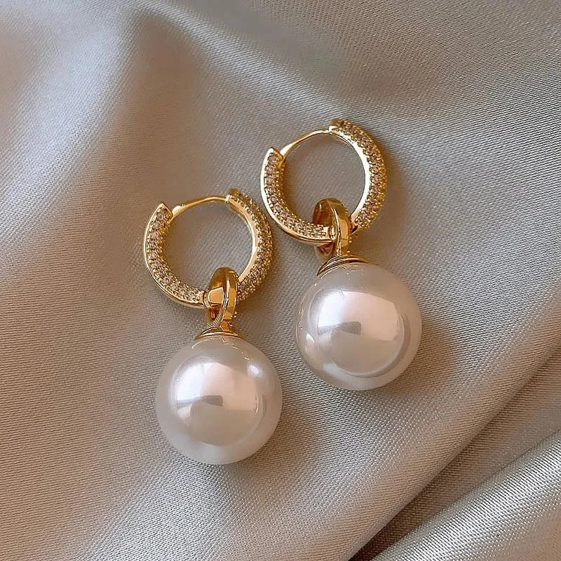 Helene | Elegante Perleøredobber