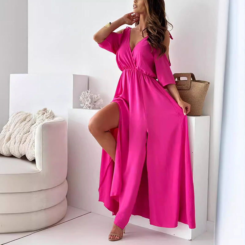 Sienna | Elegant kjole med splitt på siden