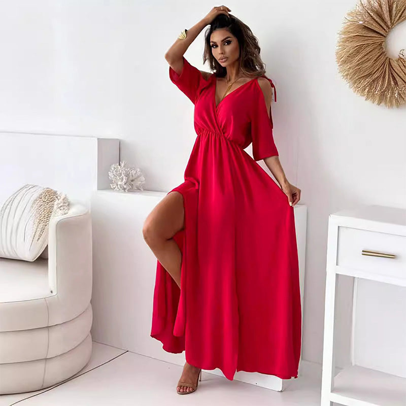 Sienna | Elegant kjole med splitt på siden