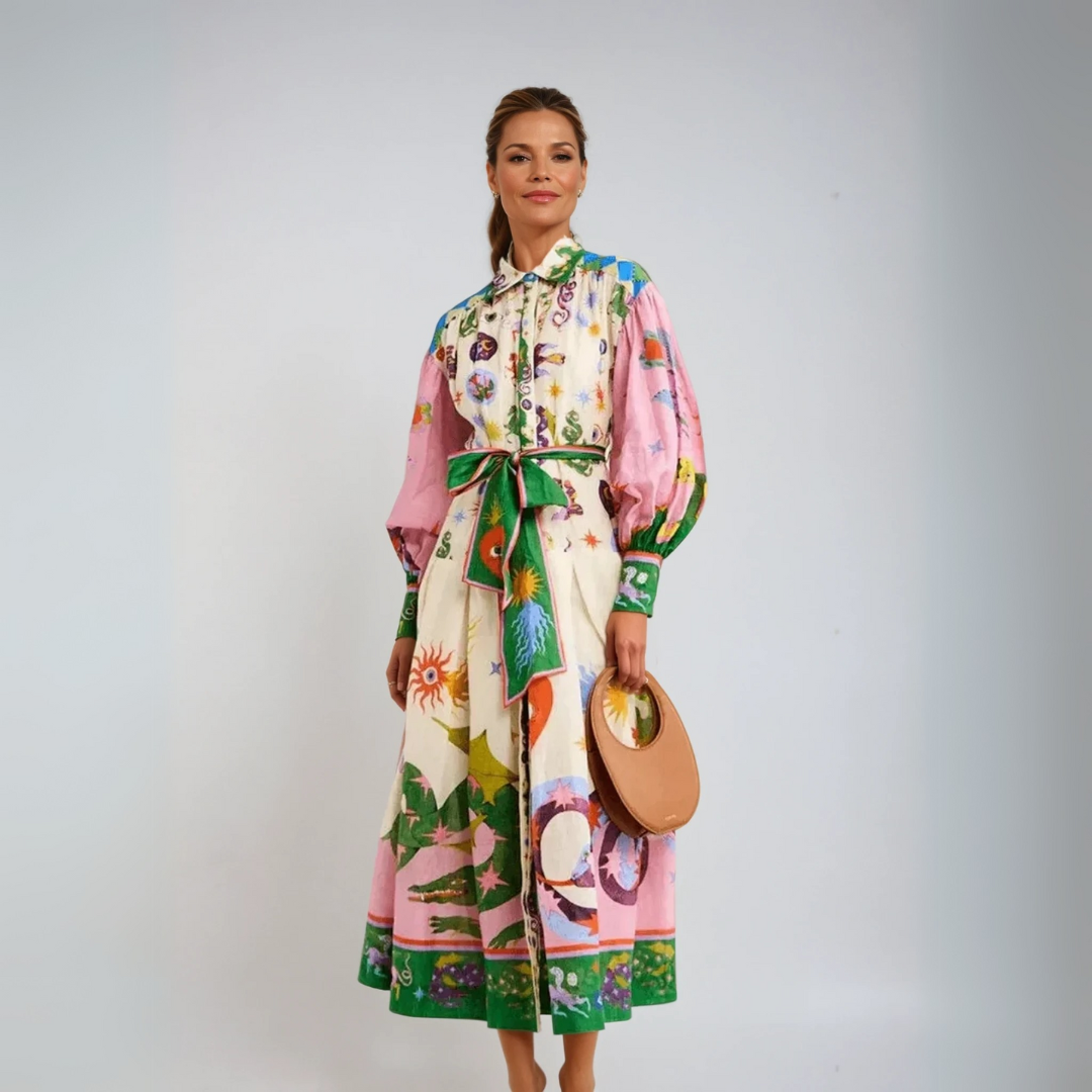 Dorthe™ | Elegant Italiensk Maxi Kjole