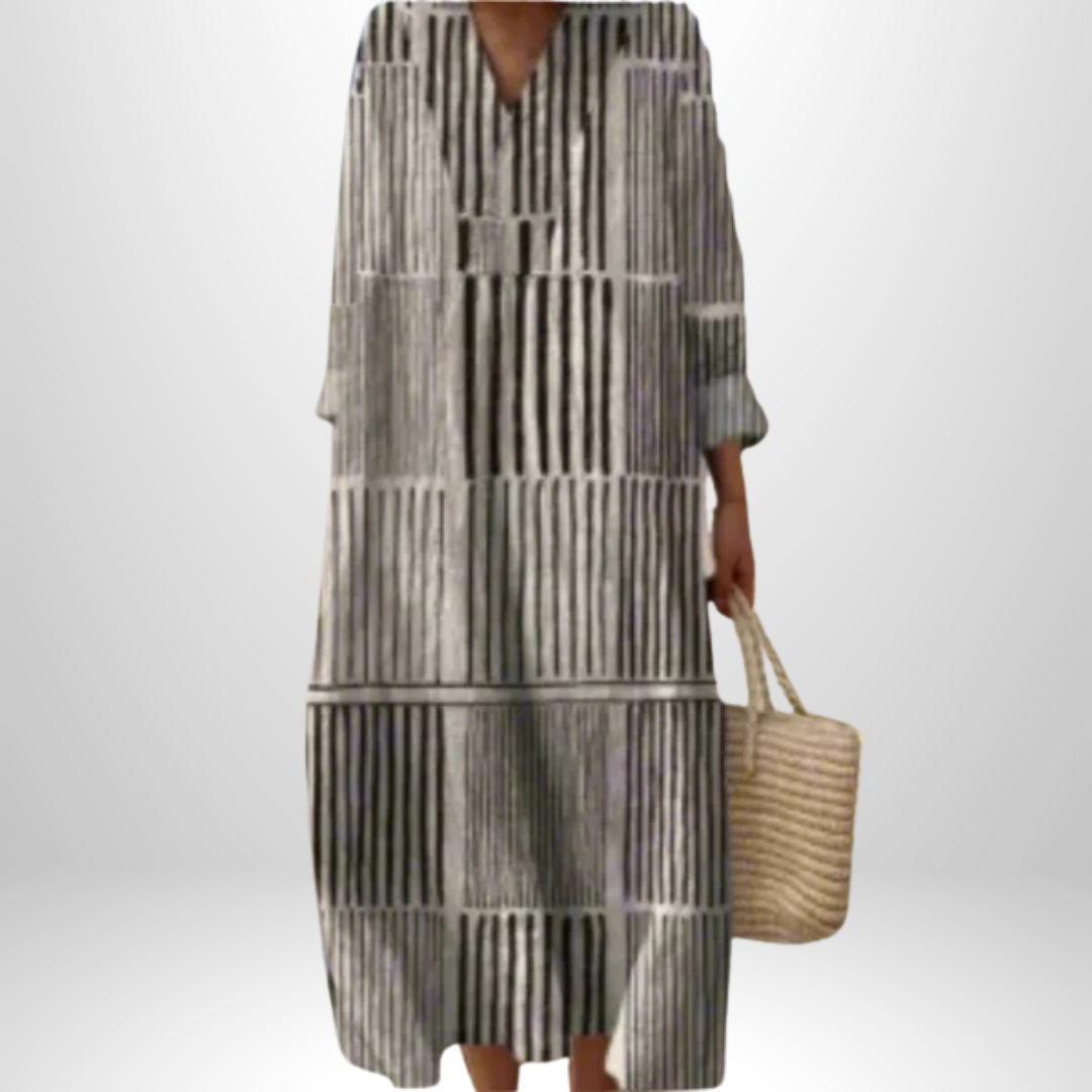 Signe | Elegant geometrisk kjole