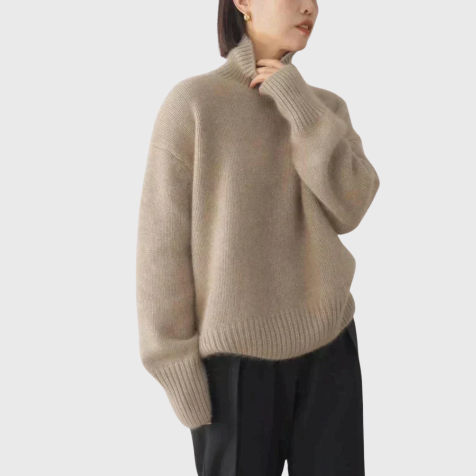 Jovie | Minimalist Turtleneck Genser