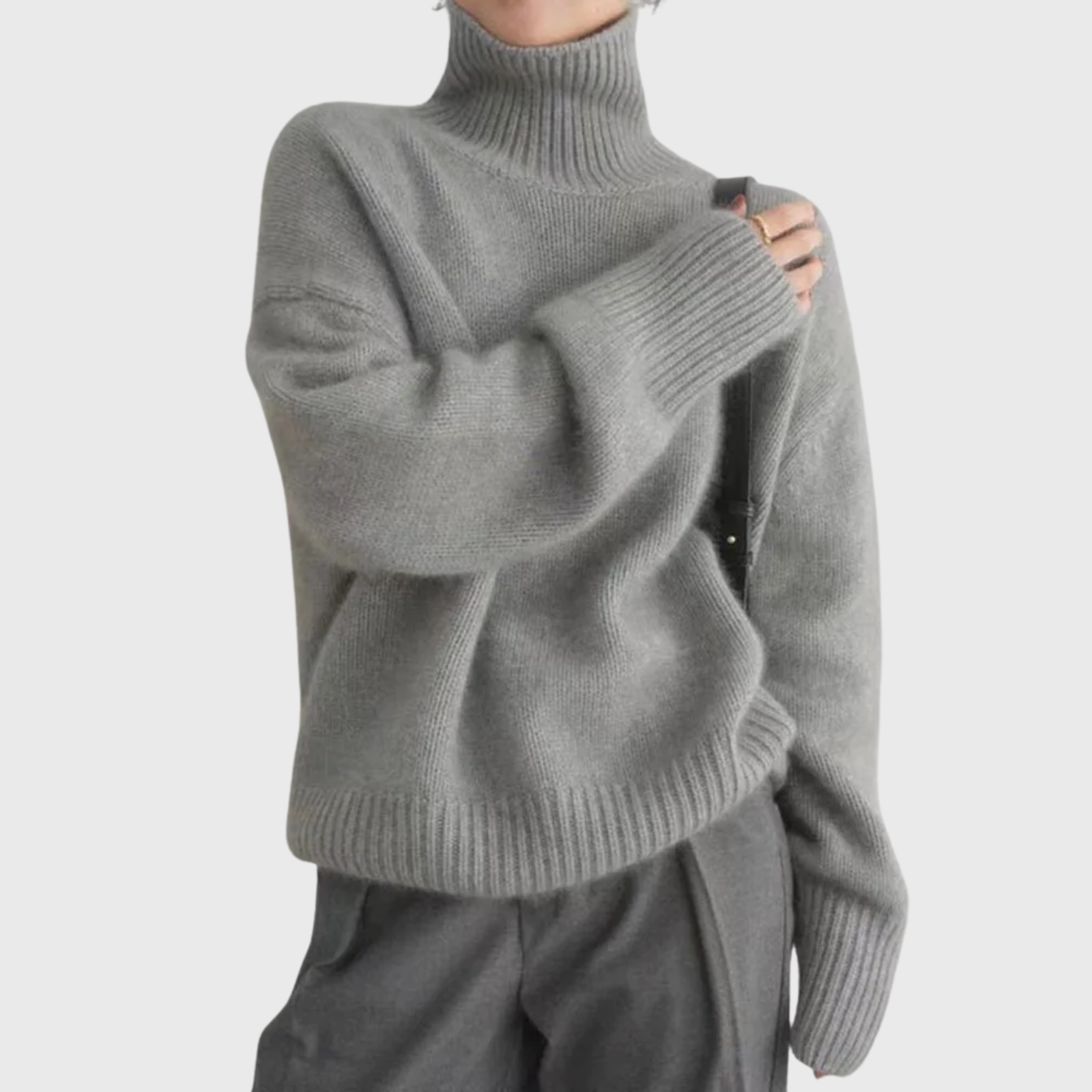 Jovie | Minimalist Turtleneck Genser
