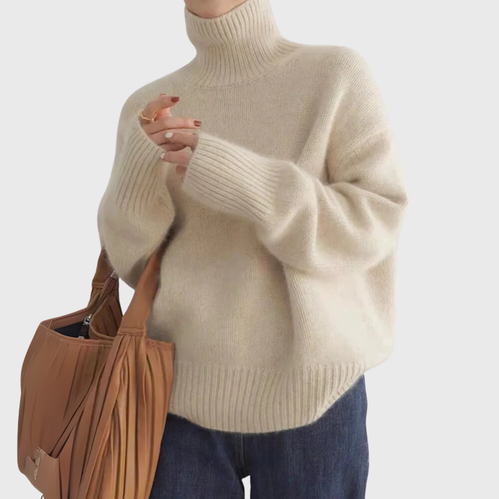 Jovie | Minimalist Turtleneck Genser
