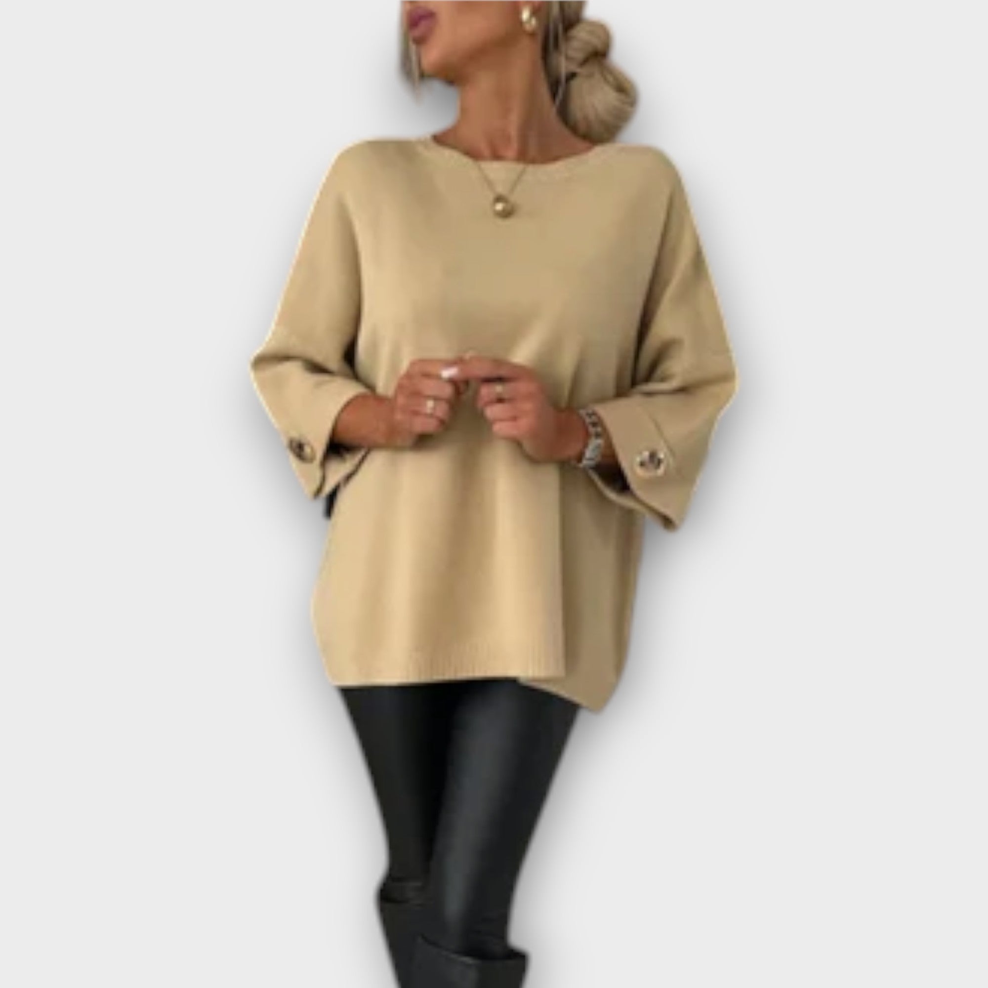 Isabella | Elegant Strikket Bluse