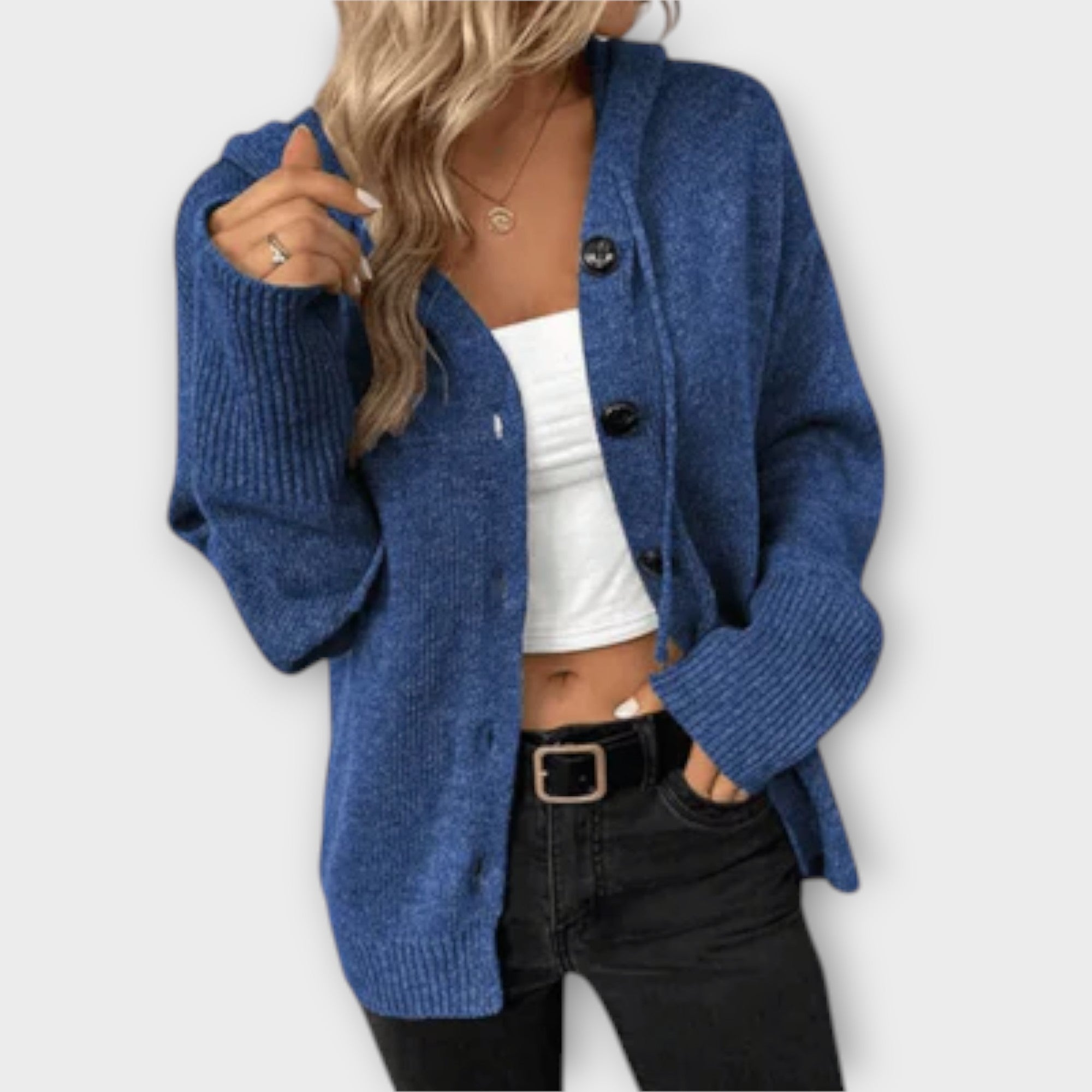 Brittan | Strikket Cardigan med Knapper