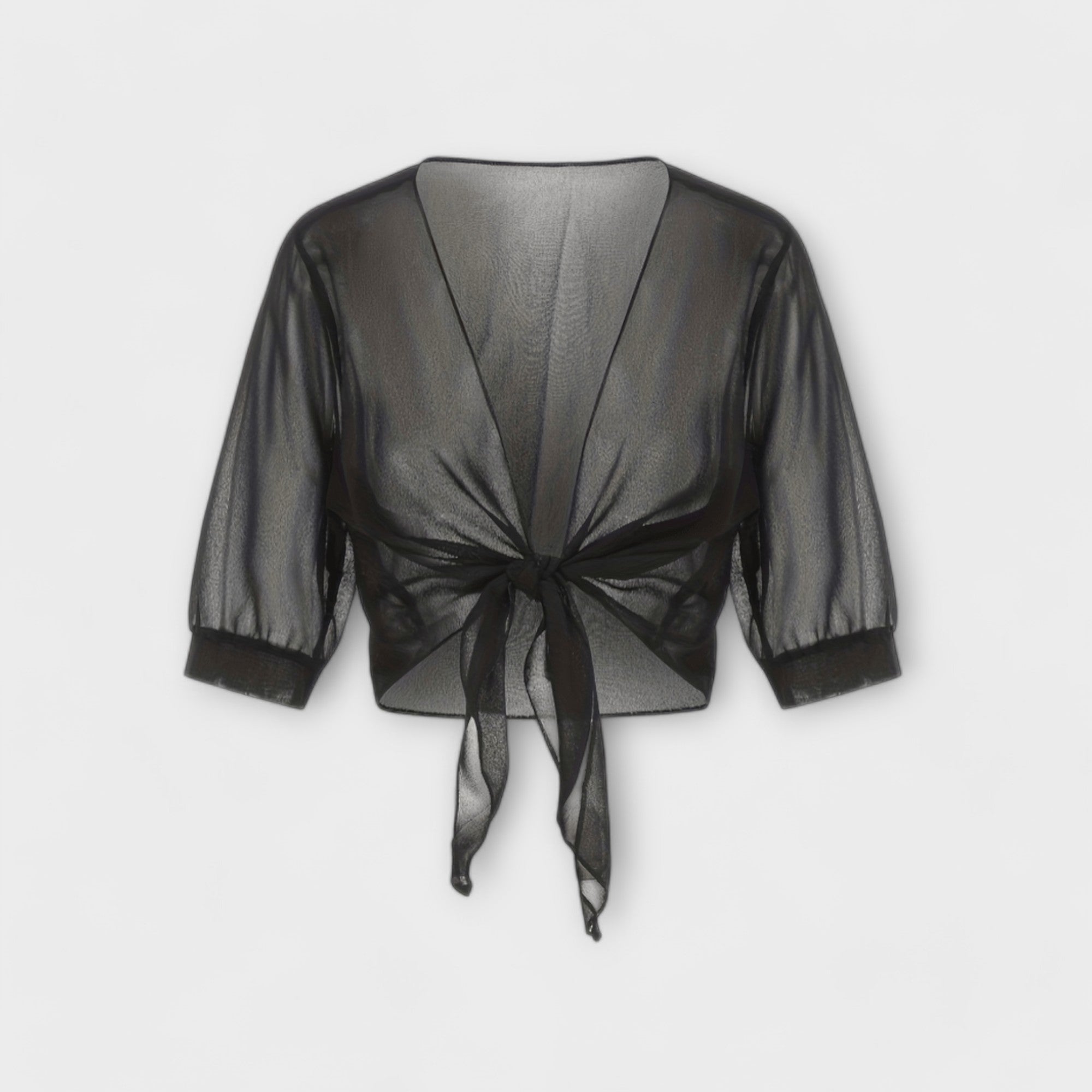 Olivia | Bluse med Åpen Front