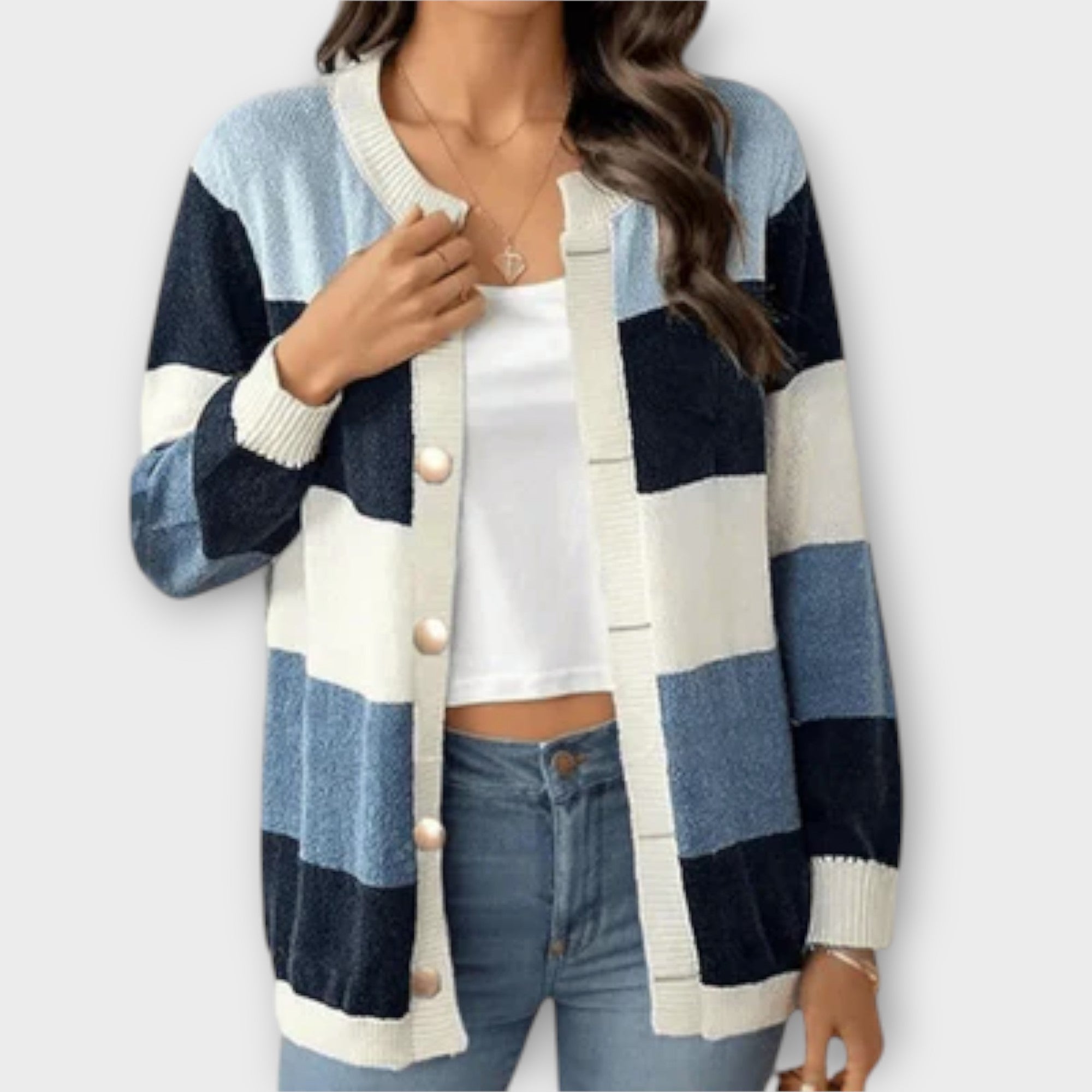 Lottenia | Stripete Cardigan