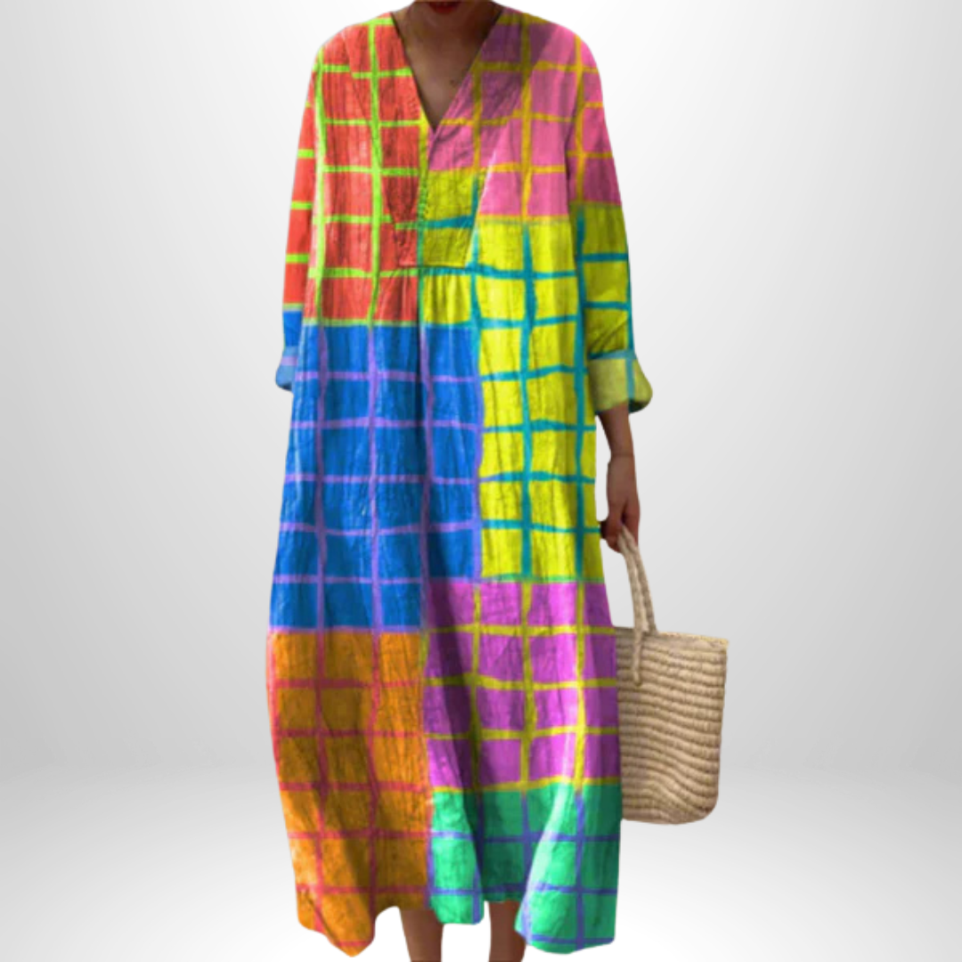 Freja | Elegant geometrisk kjole