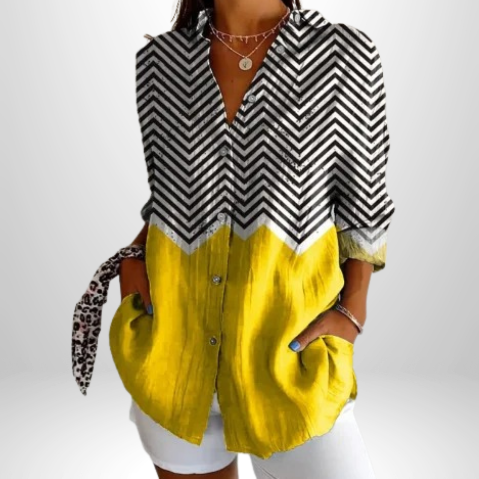 Linn | Kunstnerisk Bluse