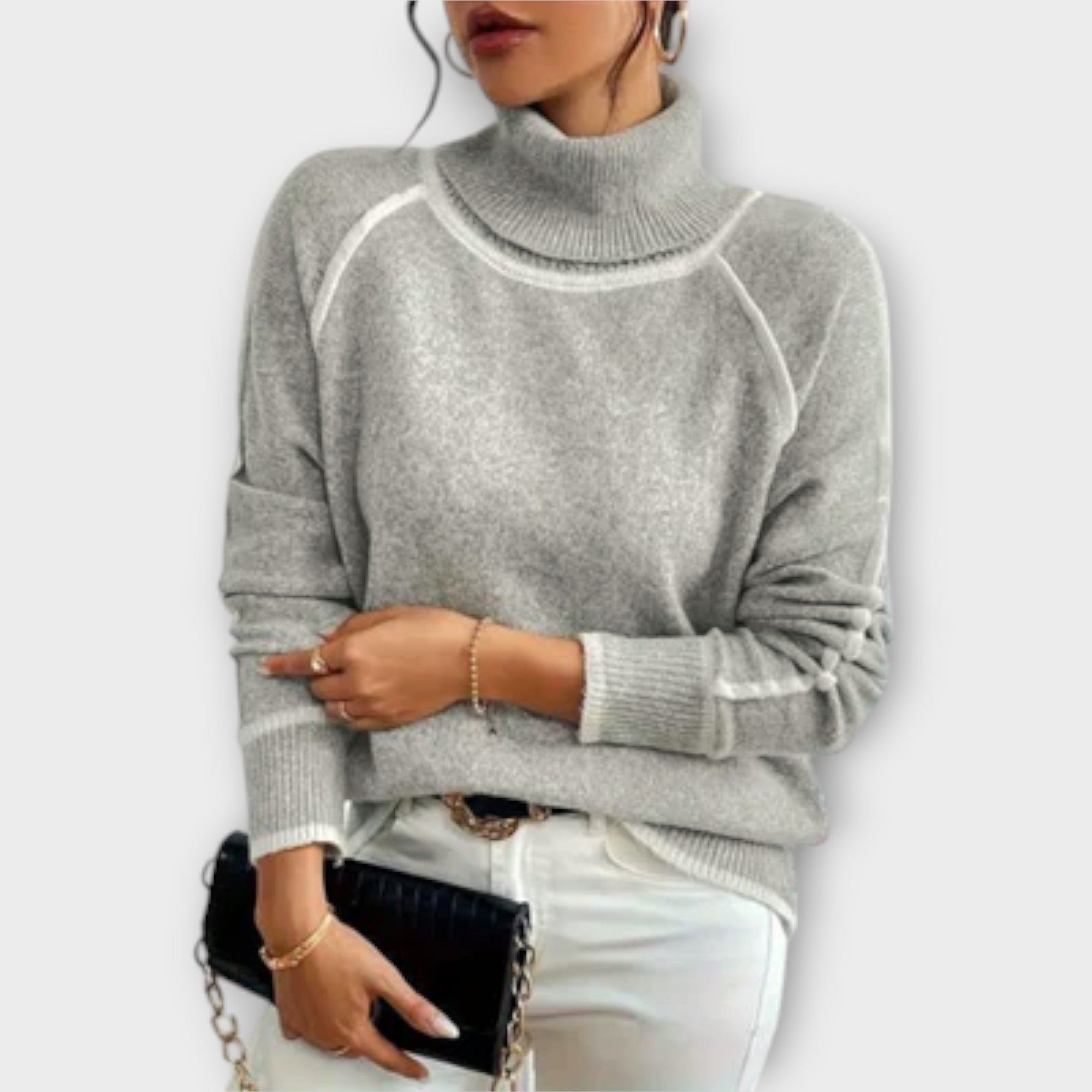 Aurora | Casual Turtleneck Genser