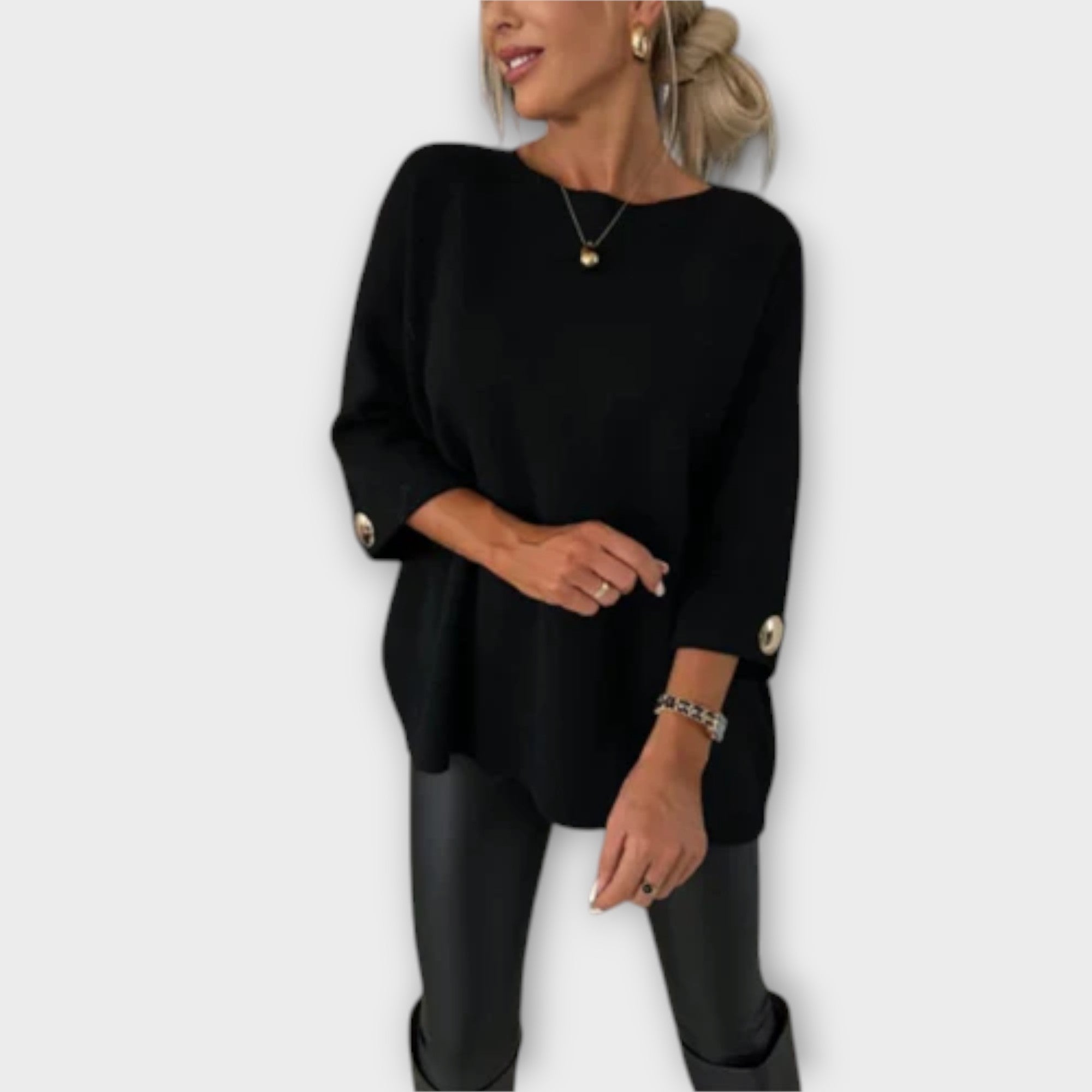 Isabella | Elegant Strikket Bluse