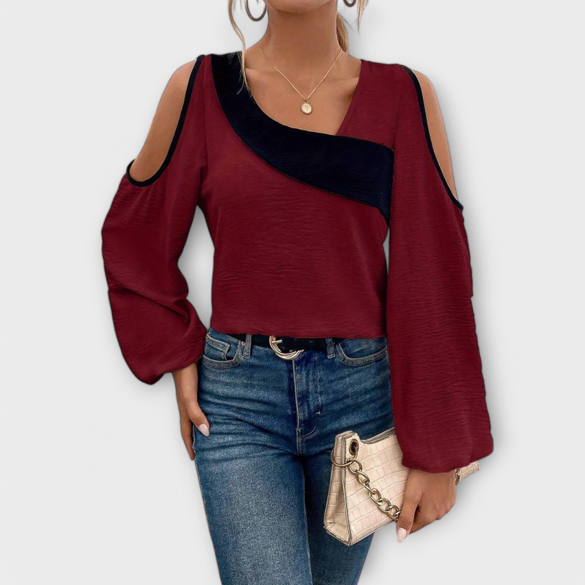 Scarlett | Bluse med firkantet hals