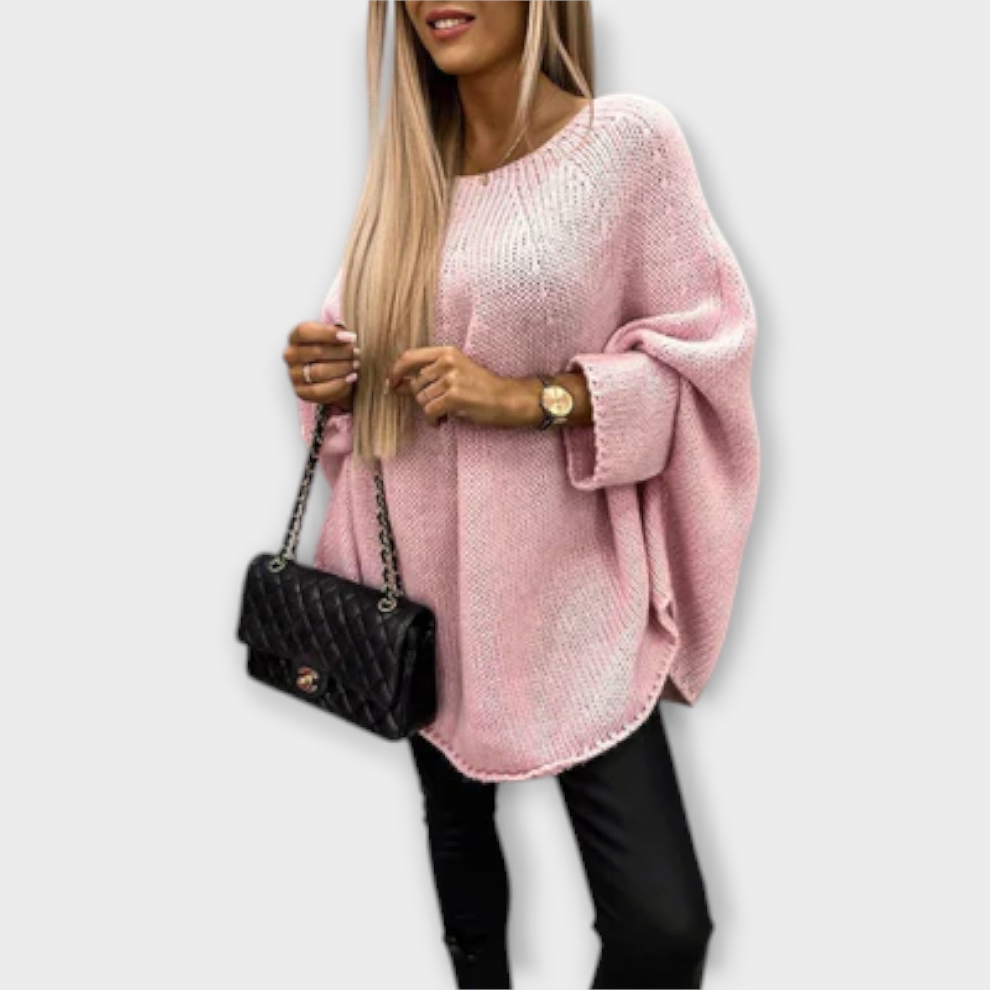Isabelle | Stilig Damegenser med Rund Hals