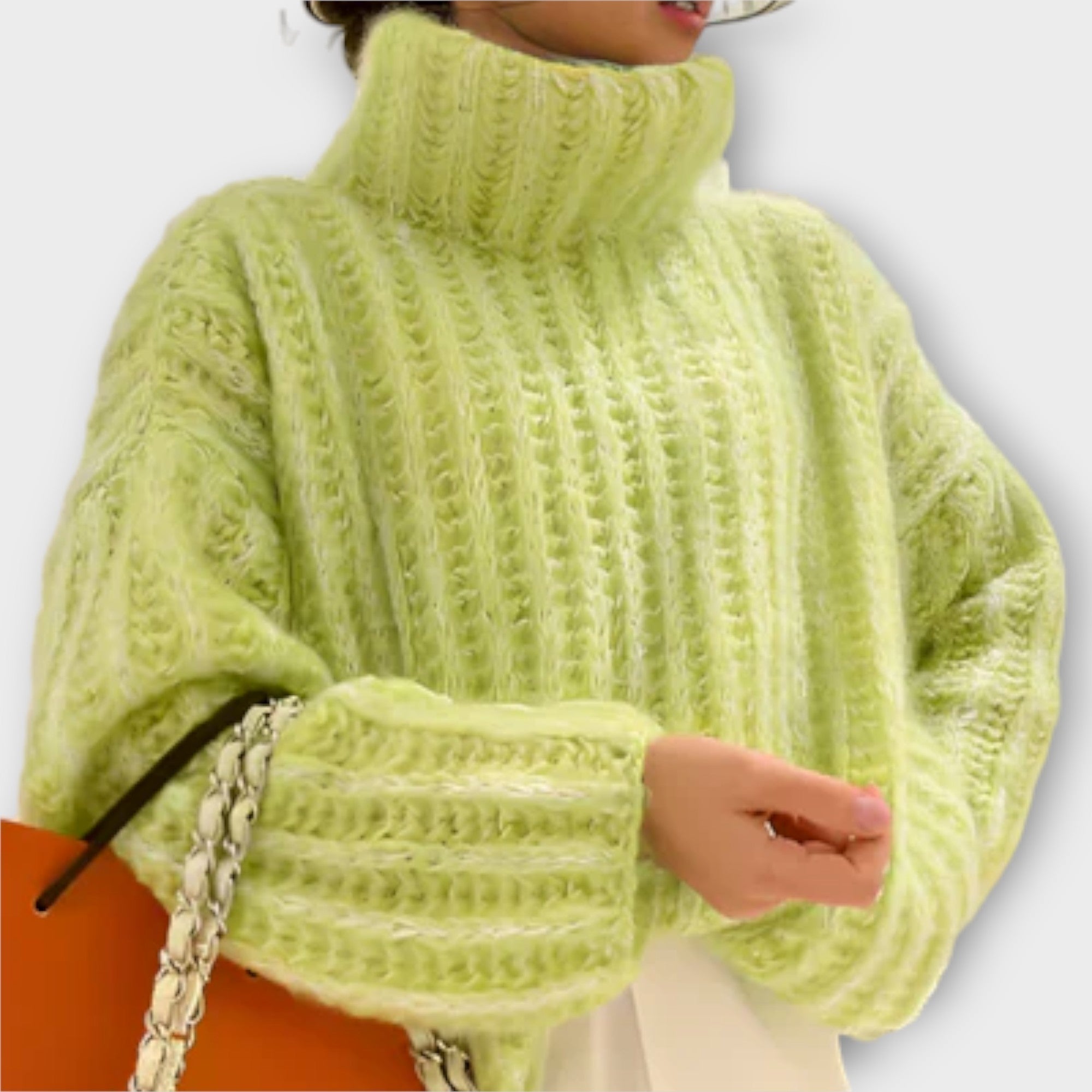Paulina | Myk Lang|Ermet Kvinne Hoodie