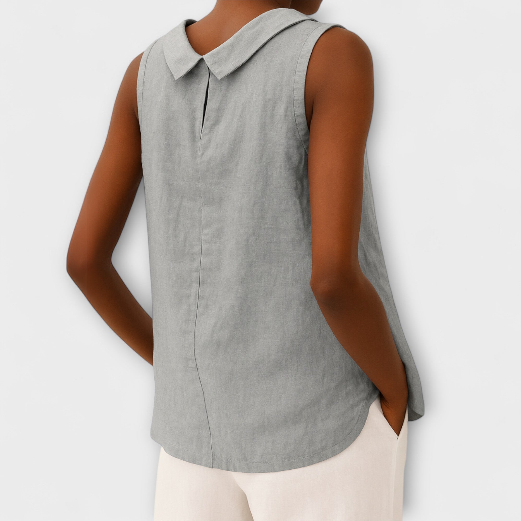 Brianna | Elegant Uten Ermer Top
