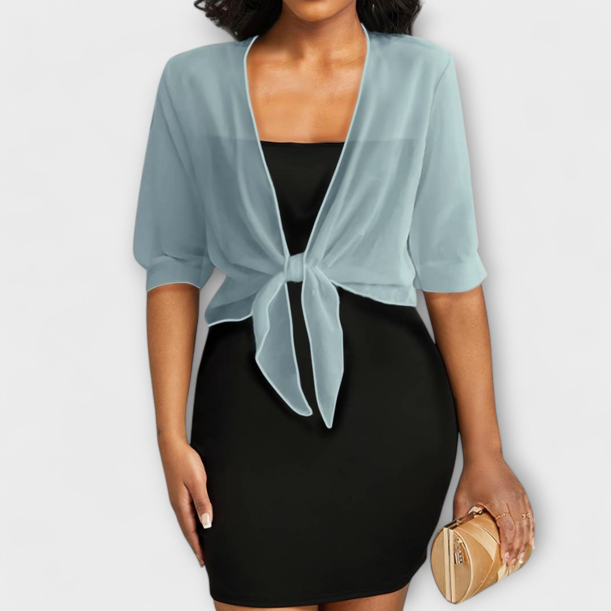 Olivia | Bluse med Åpen Front