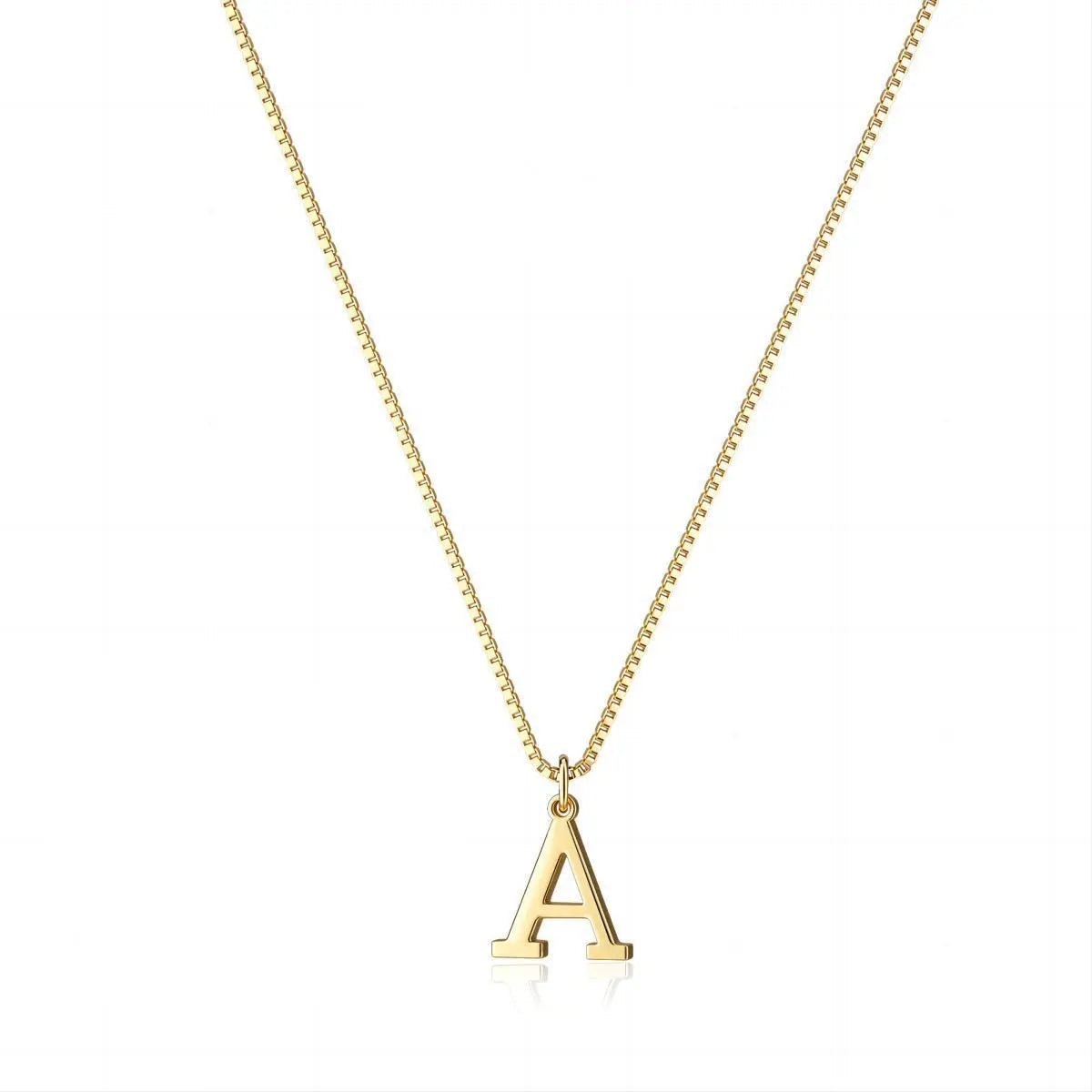 Enzhalynne | Halskjede med Initialer 18K Gull