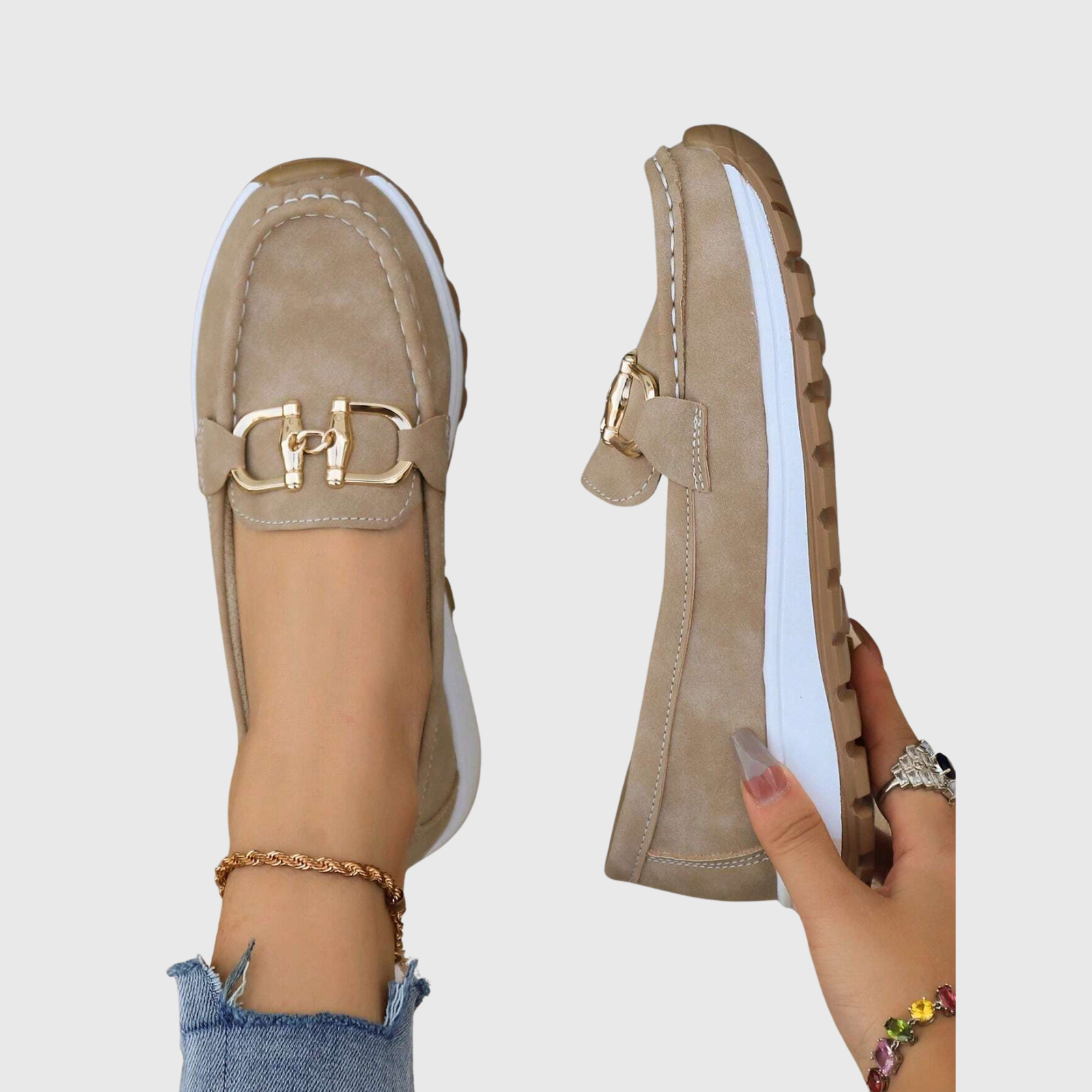 Alexa | Uformelle Spenne Loafers