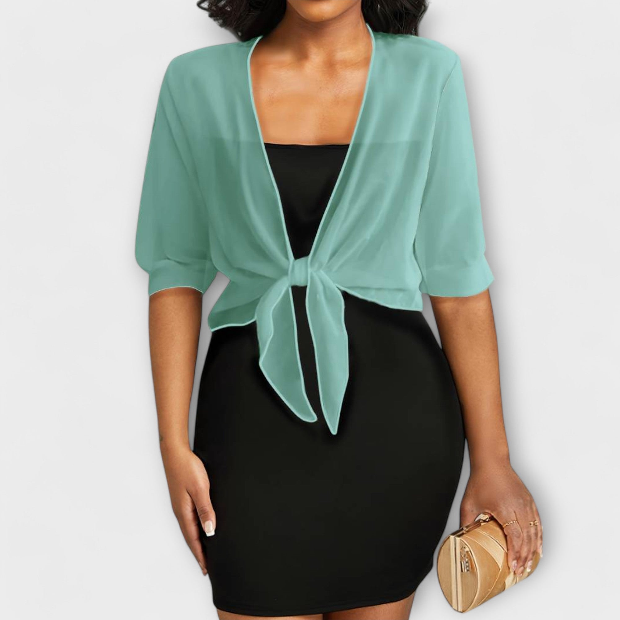 Olivia | Bluse med Åpen Front
