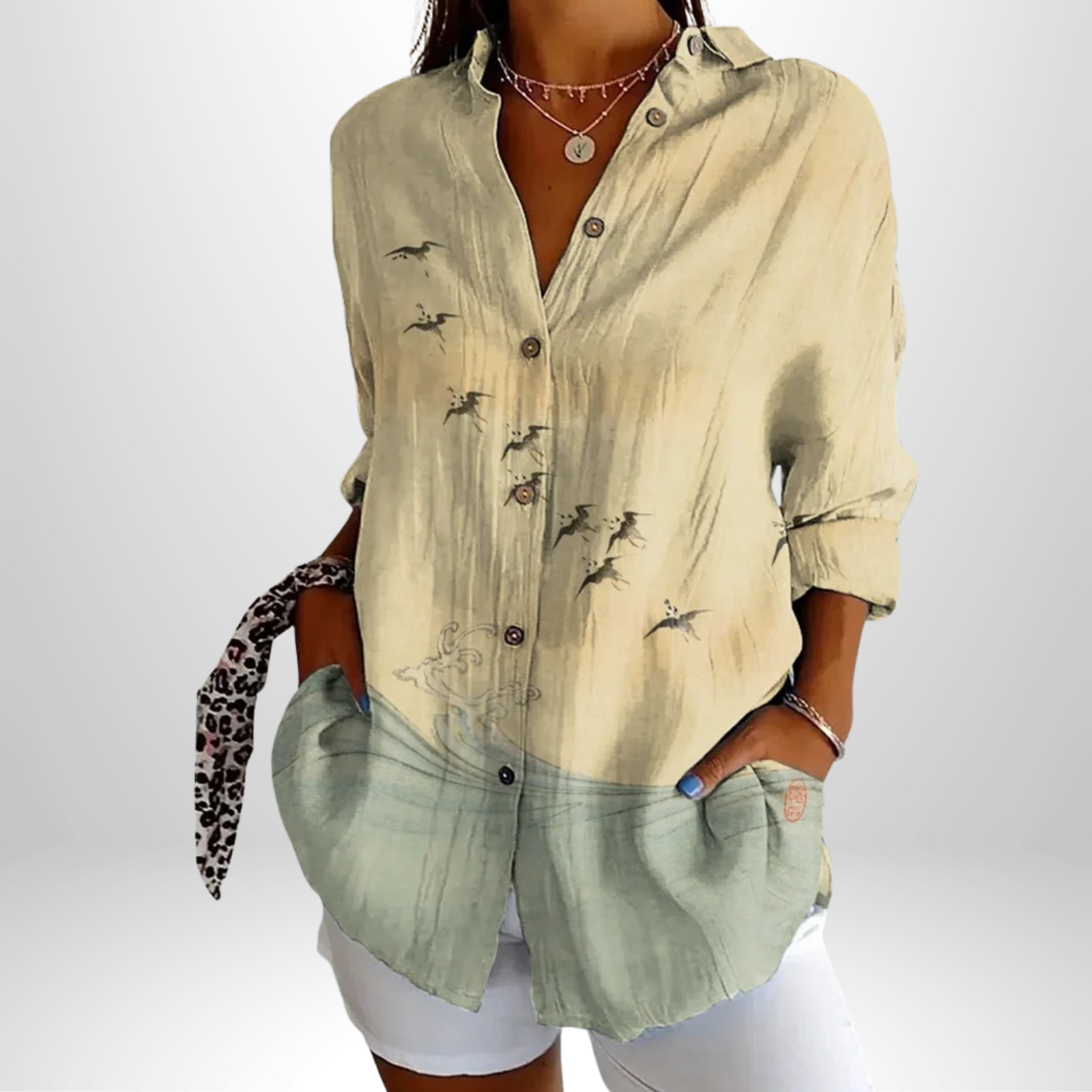 Solveig | Kunstnerisk Bluse