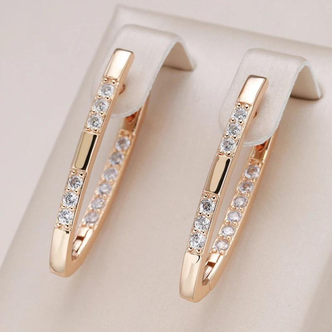 Anetta | Eleganta Zirkonia Øredobber