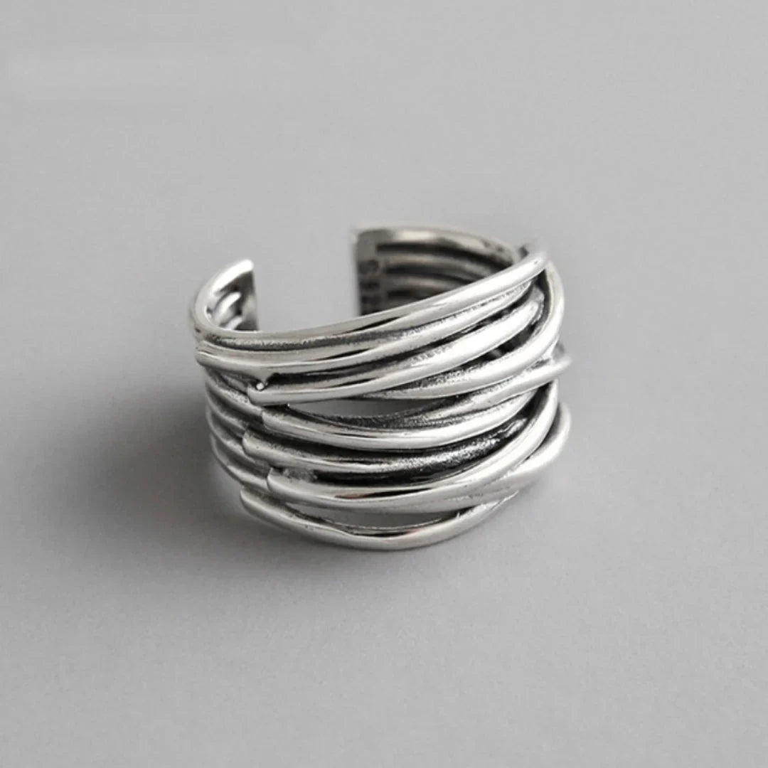 Embla | Evig Spiral Justerbar Ring