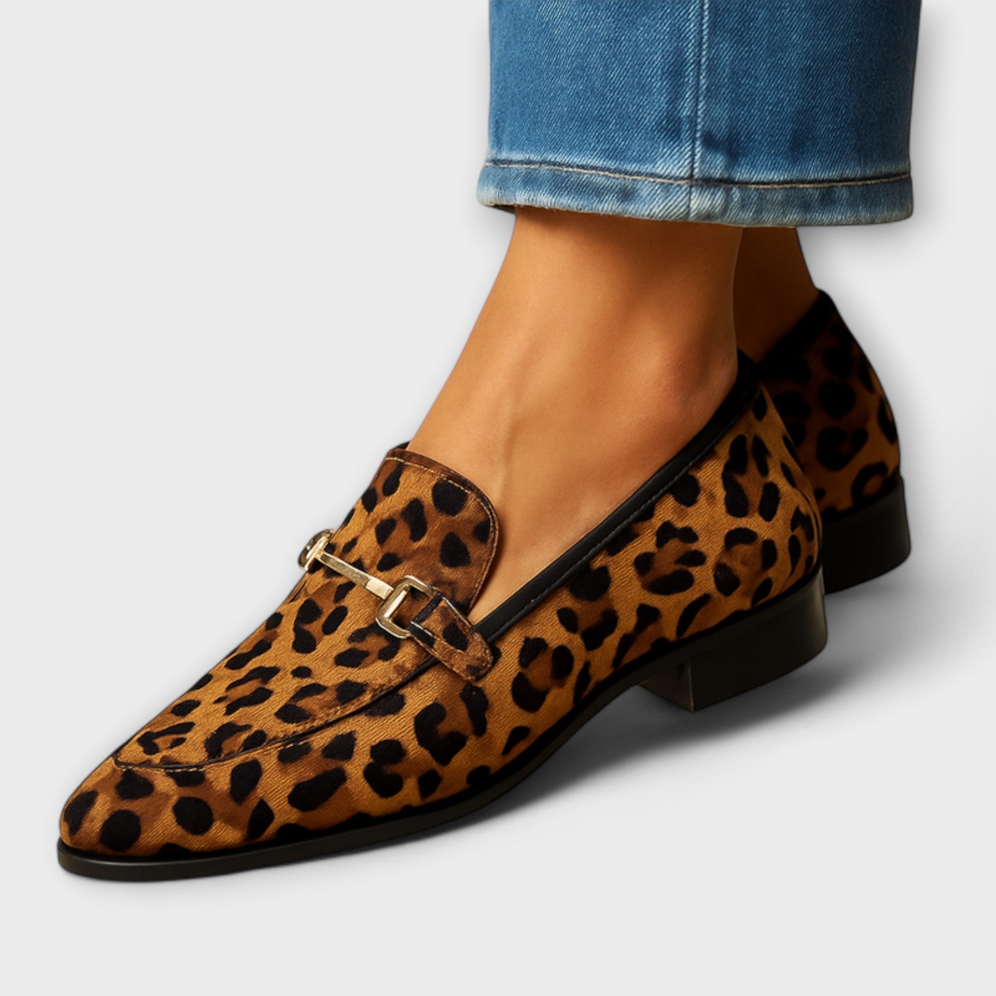 Adeline | Leopard Bit Loafers