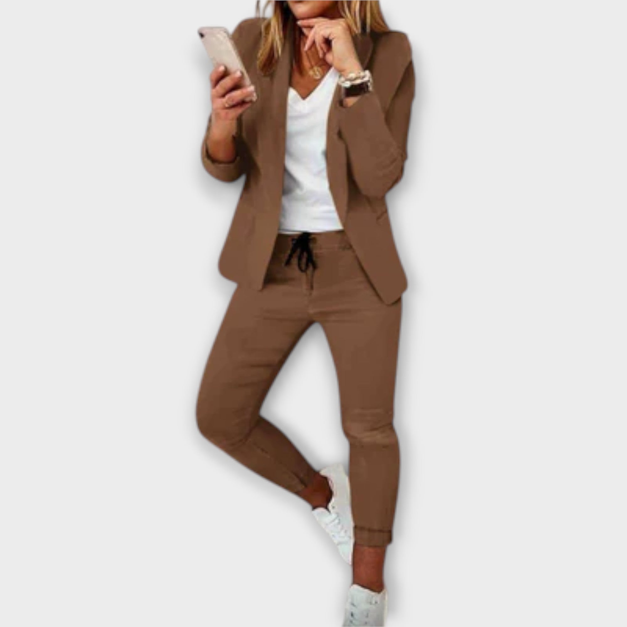 Sophia | Elegant og Komfortabel Blazer Sett