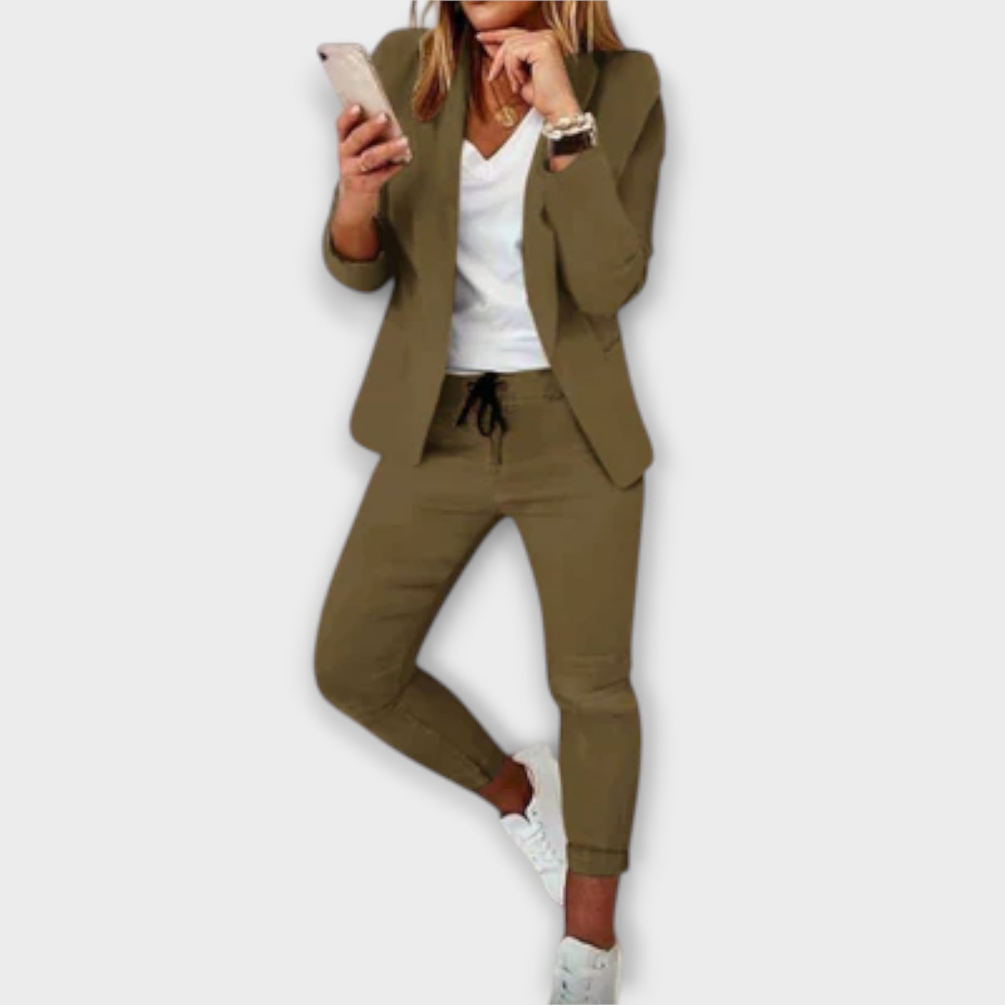Sophia | Elegant og Komfortabel Blazer Sett