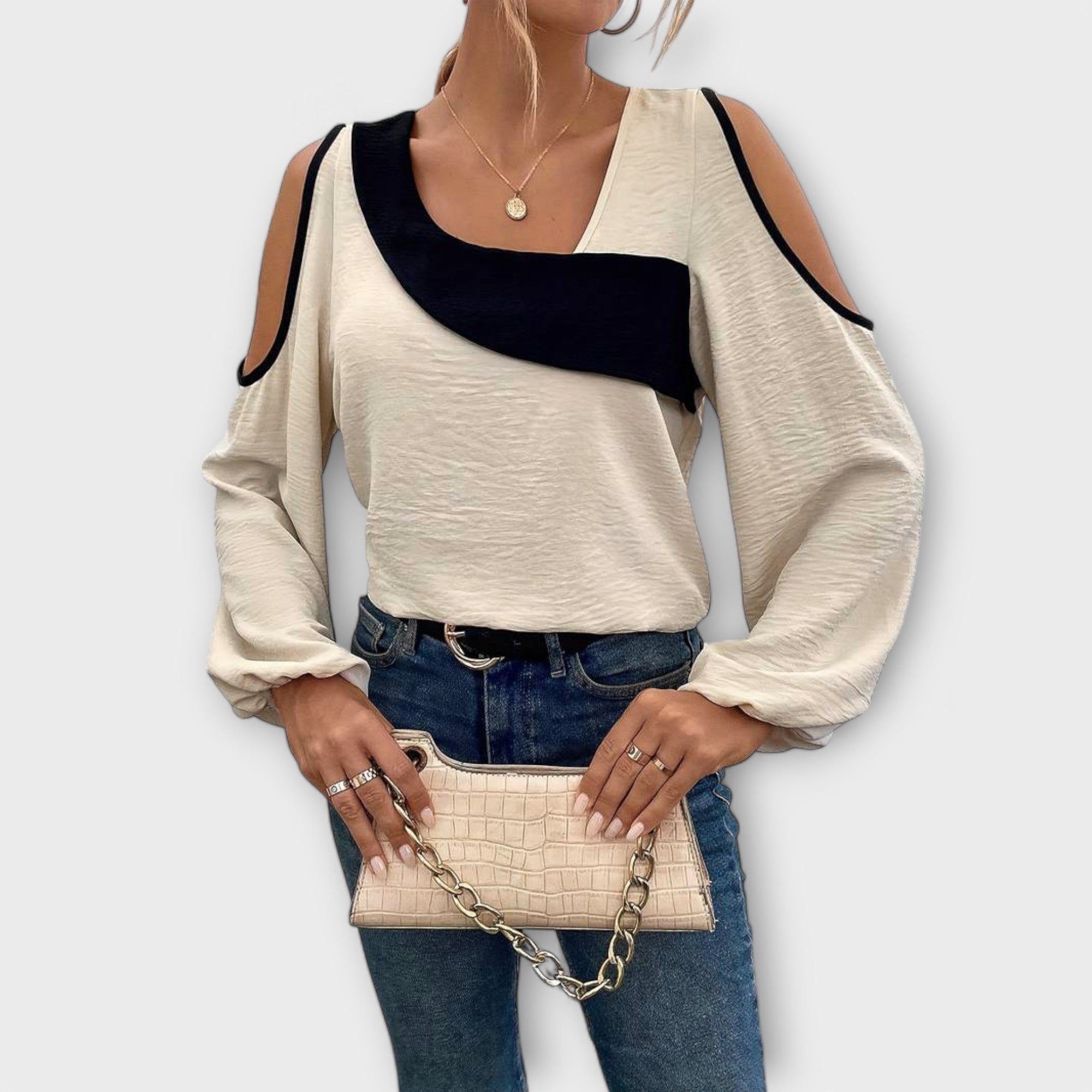 Scarlett | Bluse med firkantet hals