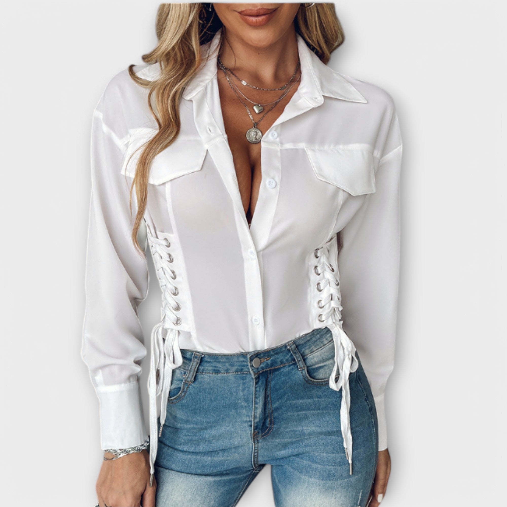 Natalie | Langermet Bluse