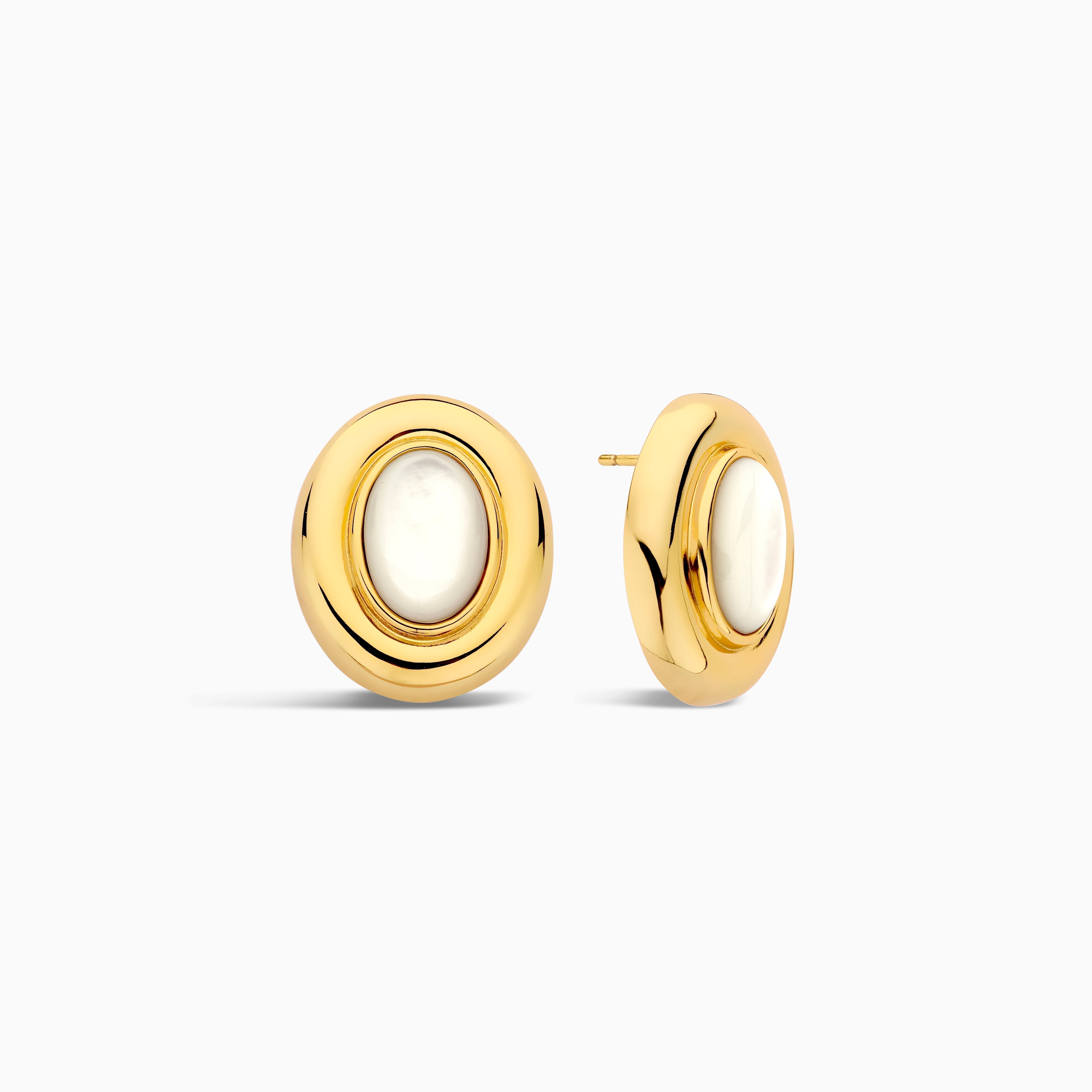 Ameliyana | Stud Øredobber 18k Gull