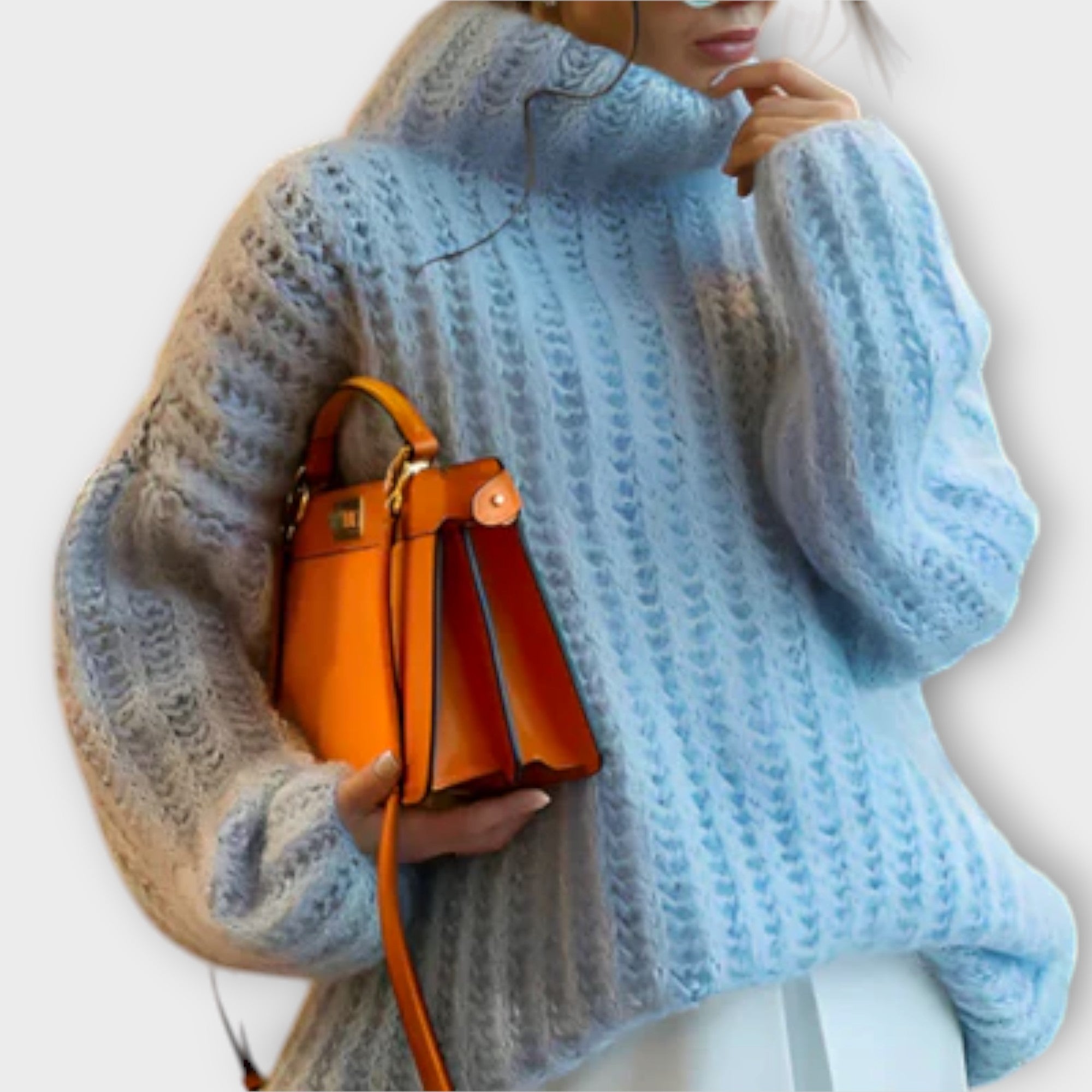 Paulina | Myk Lang|Ermet Kvinne Hoodie