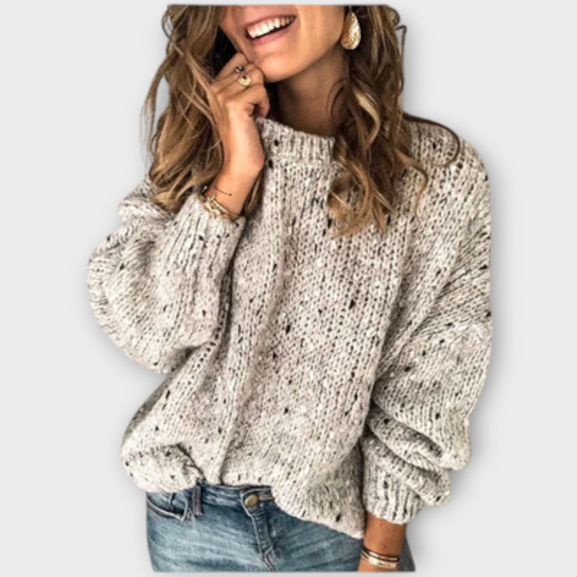 Eileen | Koselig Retro Strikkegenser