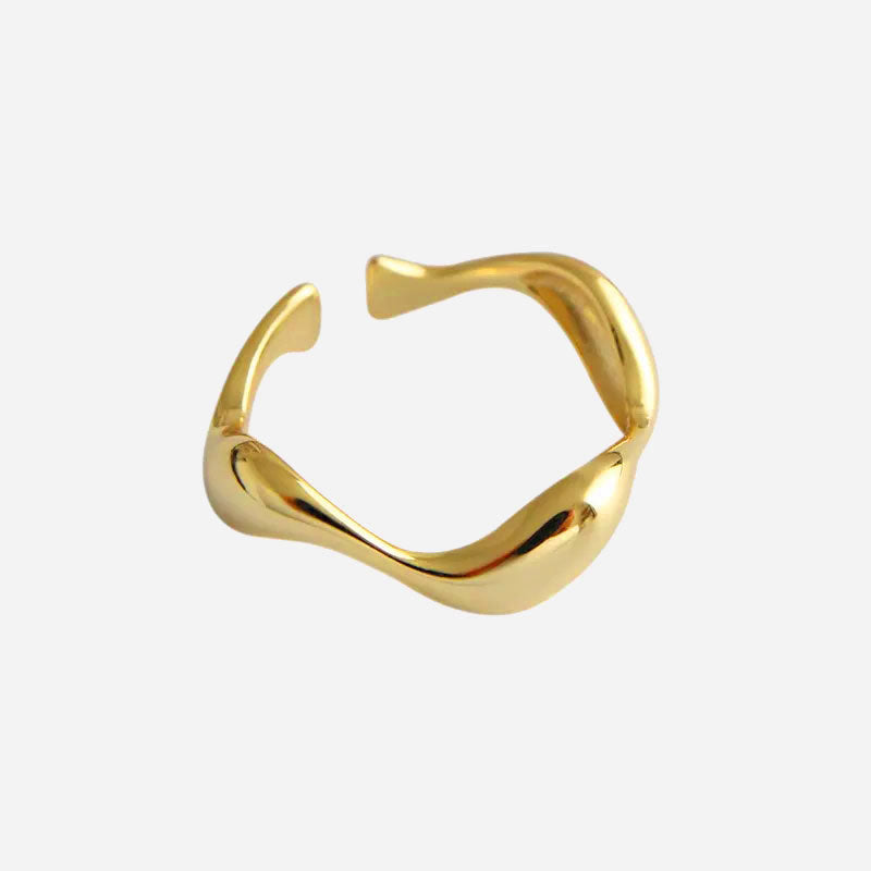 Carisseya | Bølge Ring 18K Gull