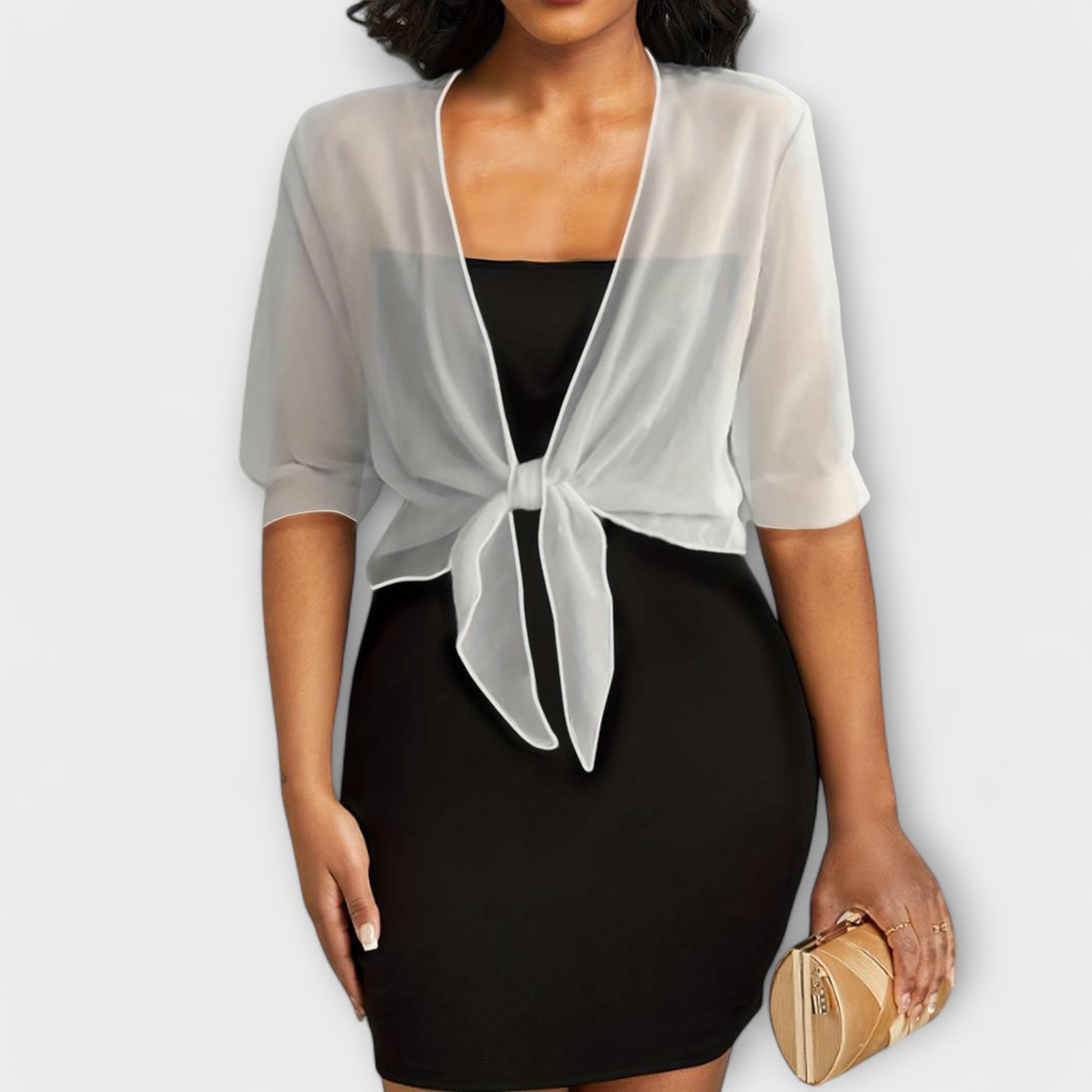 Olivia | Bluse med Åpen Front