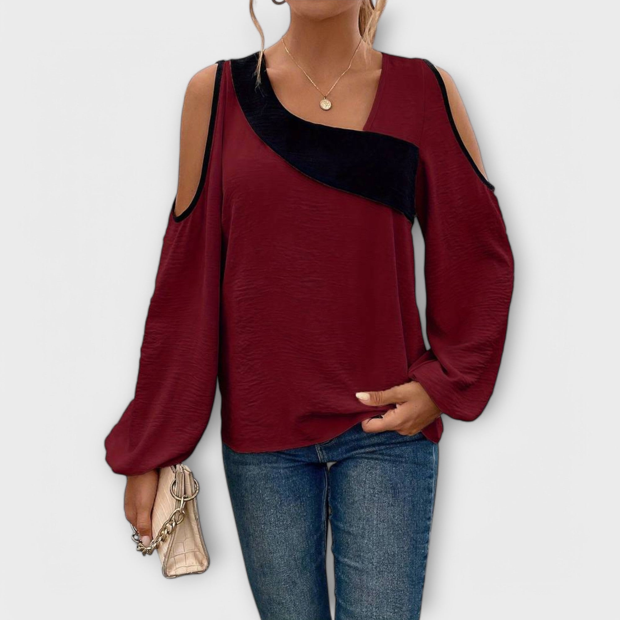 Scarlett | Bluse med firkantet hals