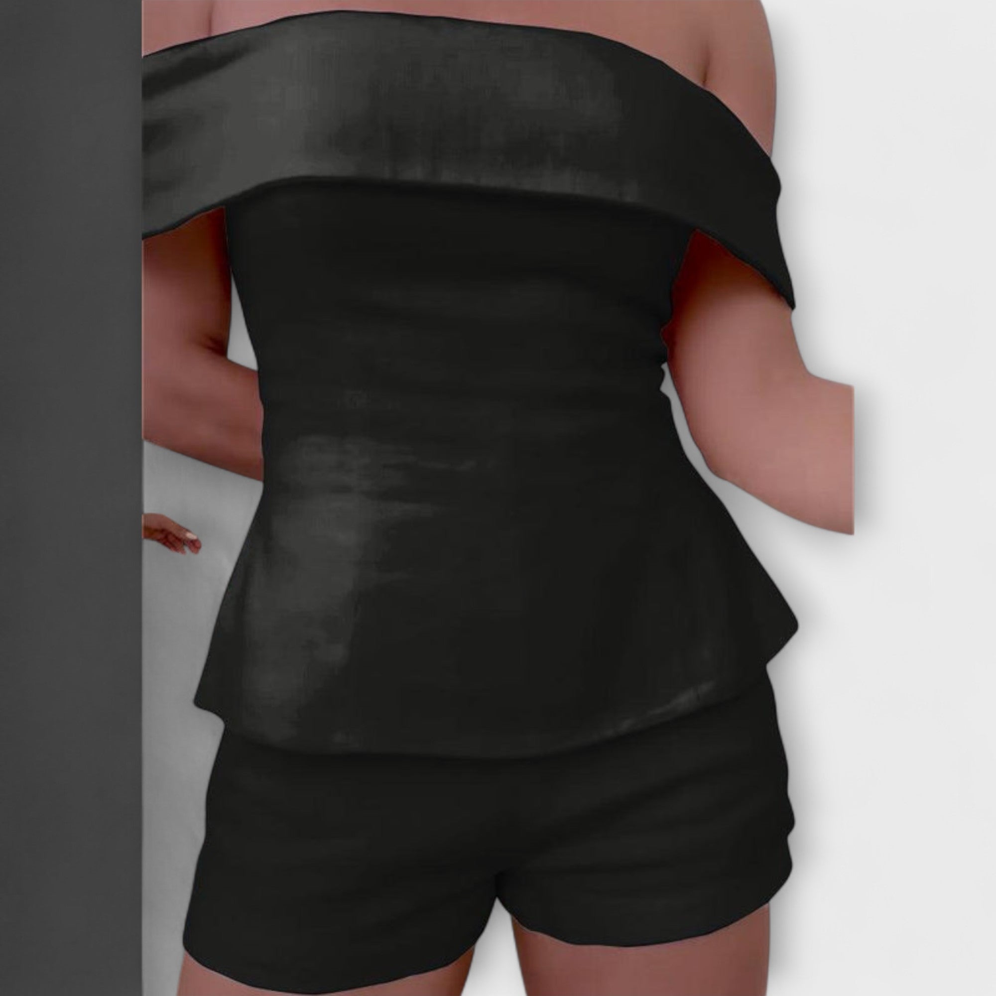 Olivia | Hvit Bomull|Linen To|Delt Sett